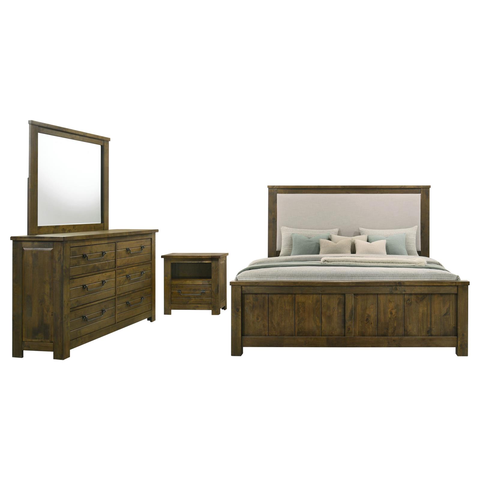 Doherty Bedroom Set Rustic Brown