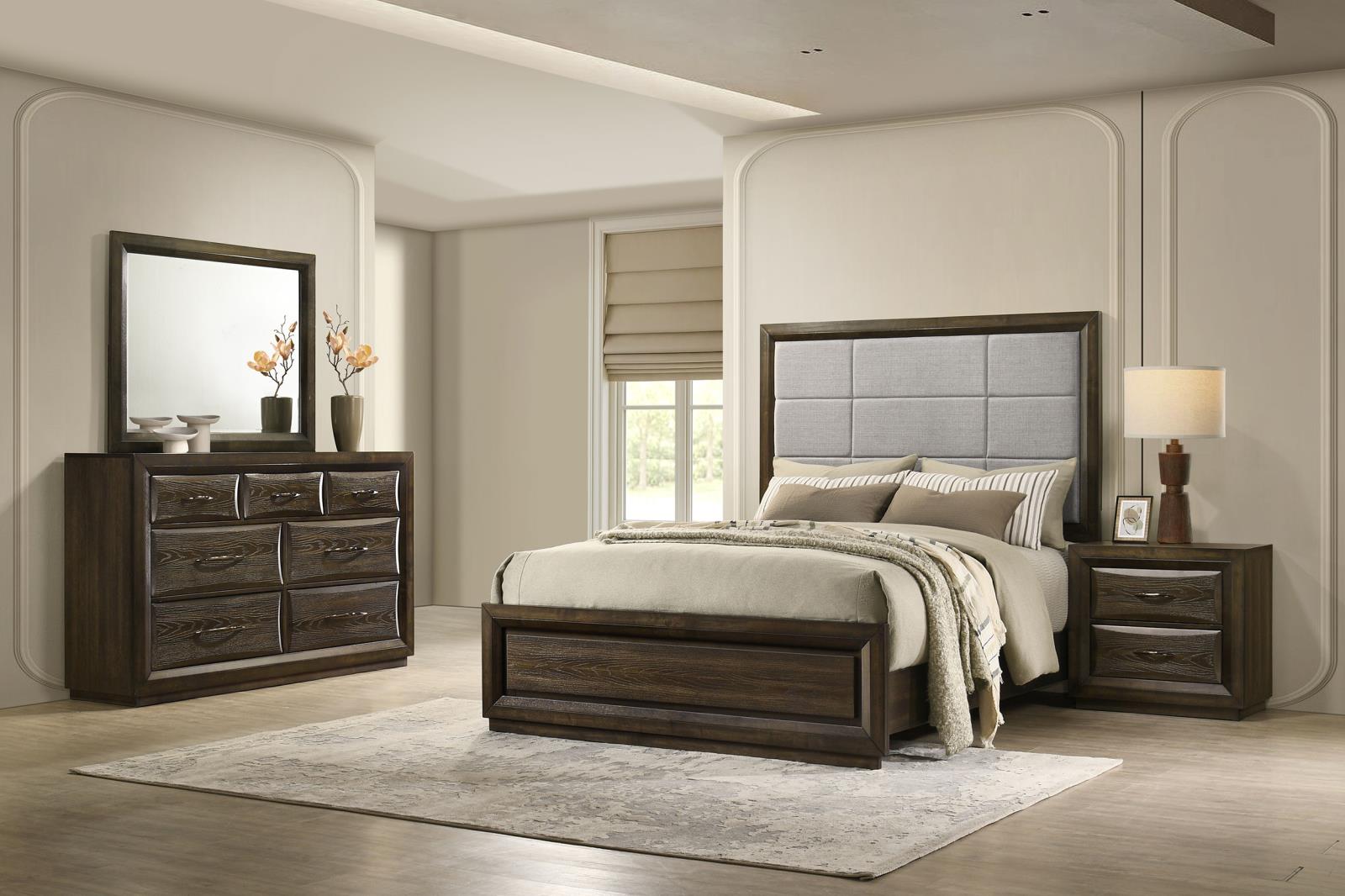 Atlas Bedroom Set Dark Oak