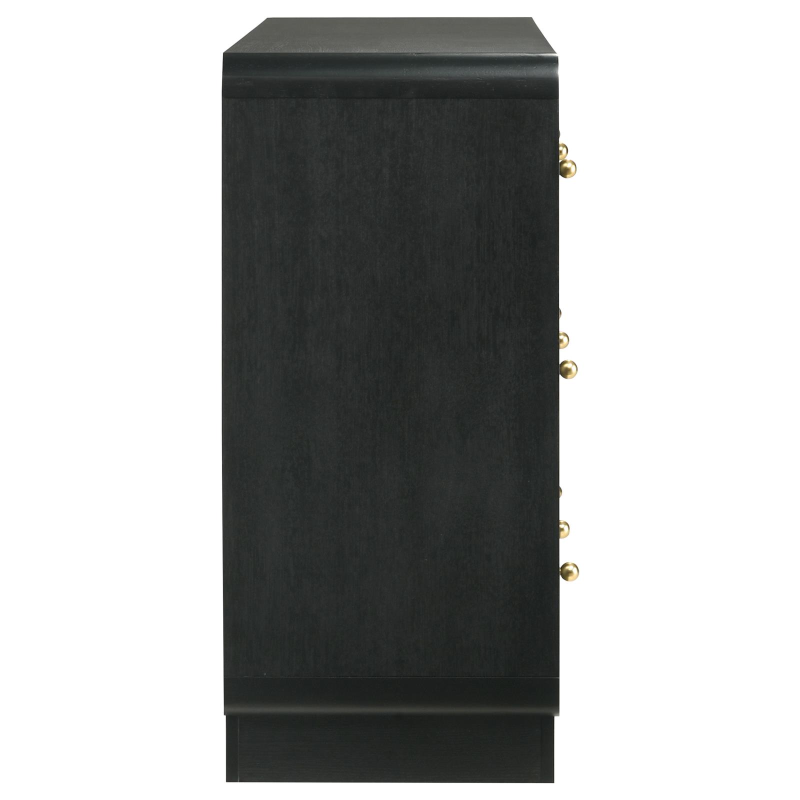 Cavelle 6-drawer Dresser Cabinet Black - Image 9