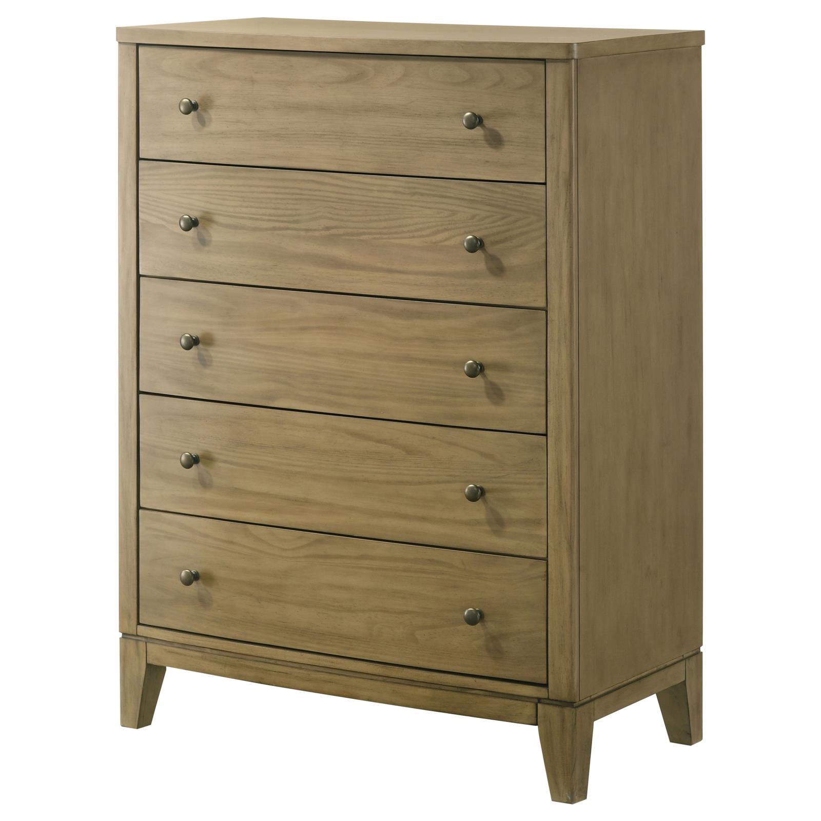 Granada 5-drawer Bedroom Chest of Drawers Natural Pine - Image 4