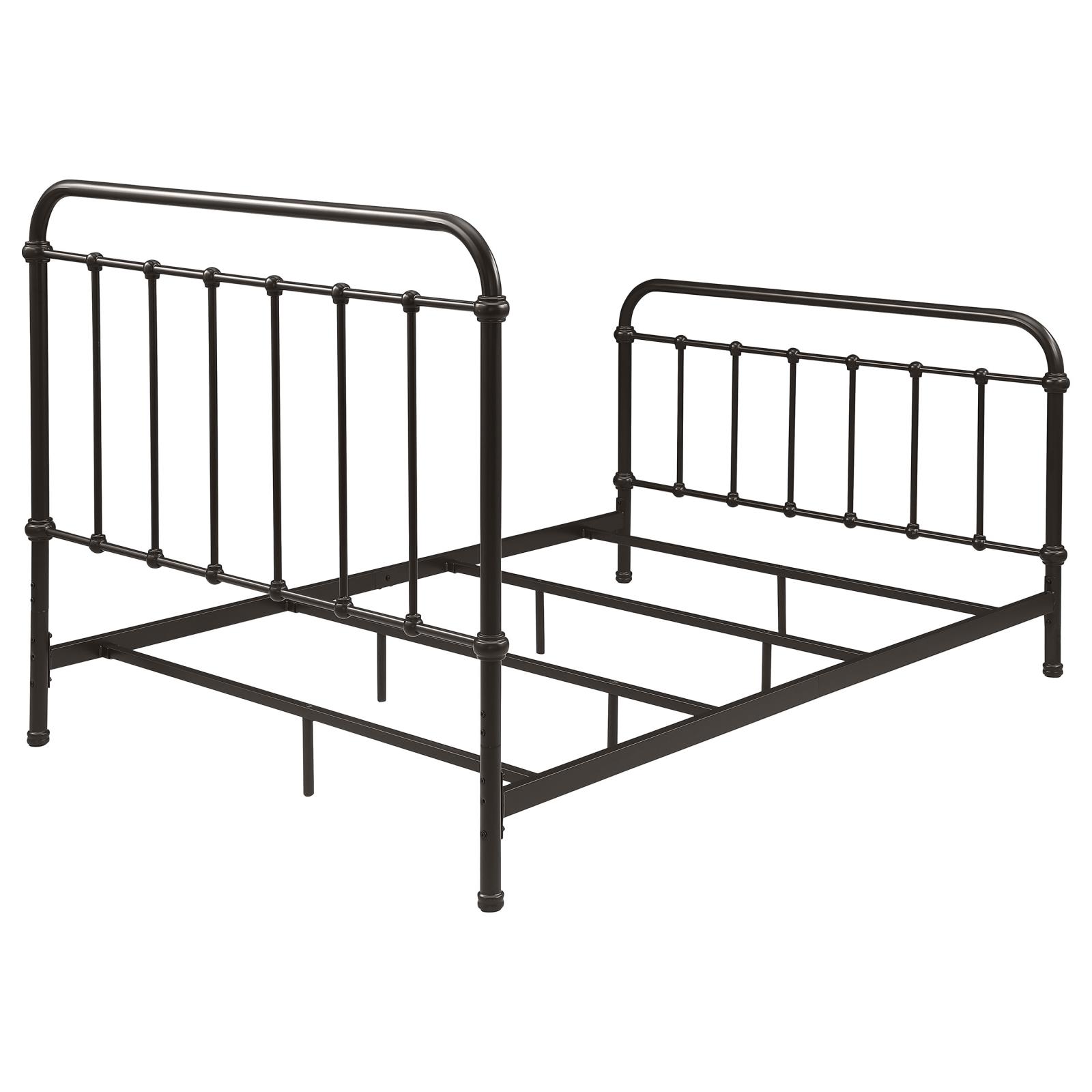 Livingston Metal Full Open Frame Bed Dark Bronze - Image 7
