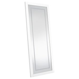 Nordio 72-inch LED Tempered Full Length Floor Mirror White