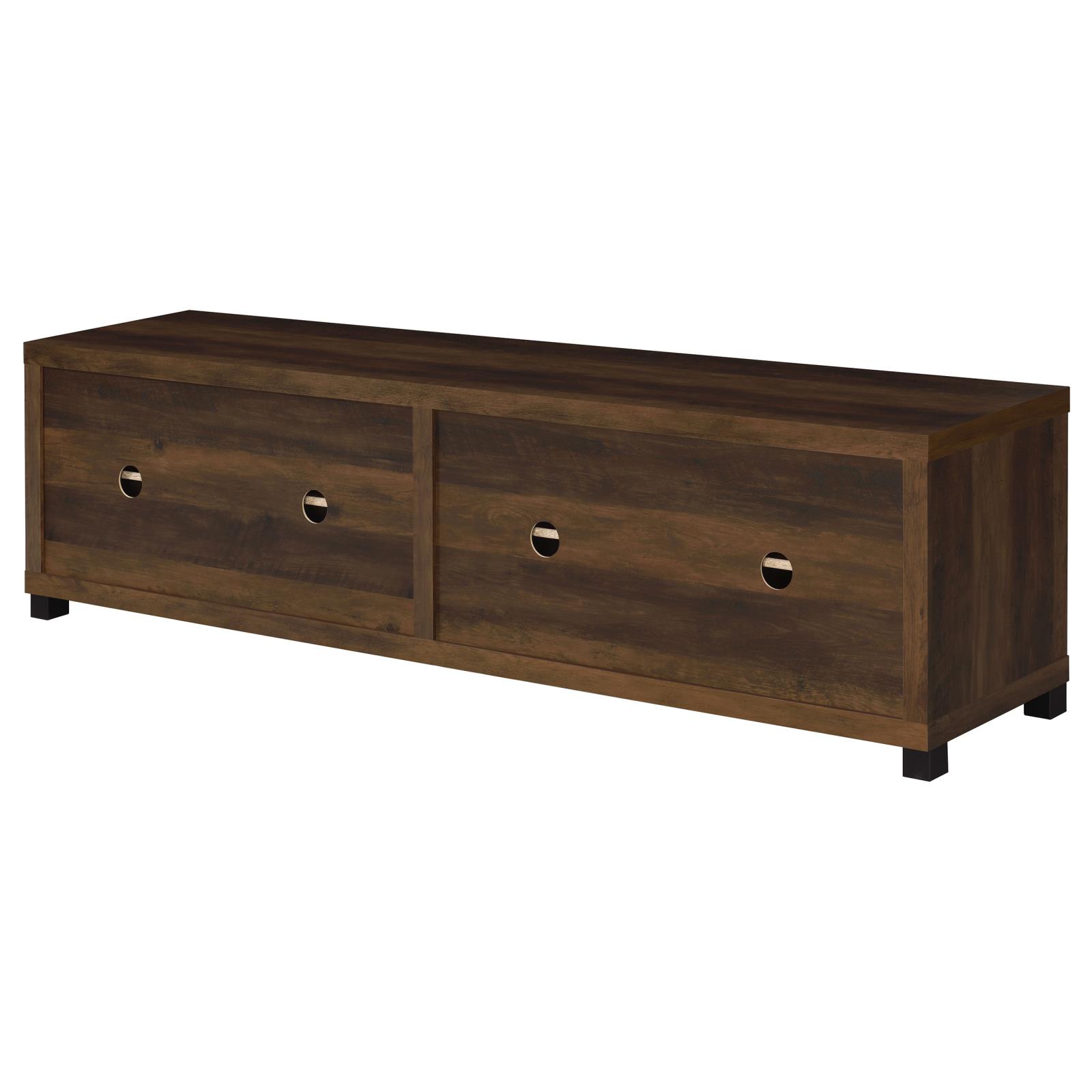 Sachin 4-door Engineered Wood 79-inch TV Stand Dark Pine - Image 8