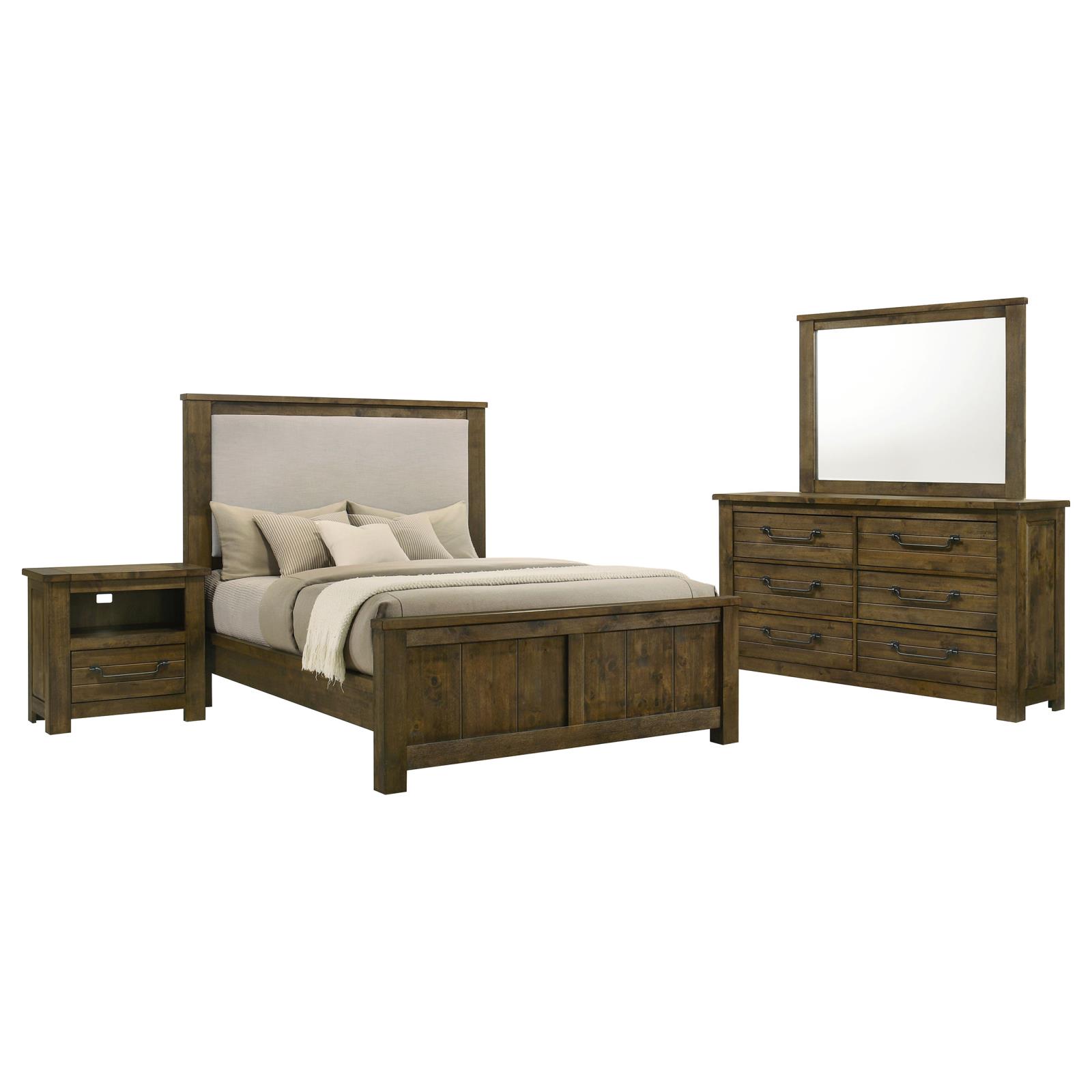 Doherty Bedroom Set Rustic Brown