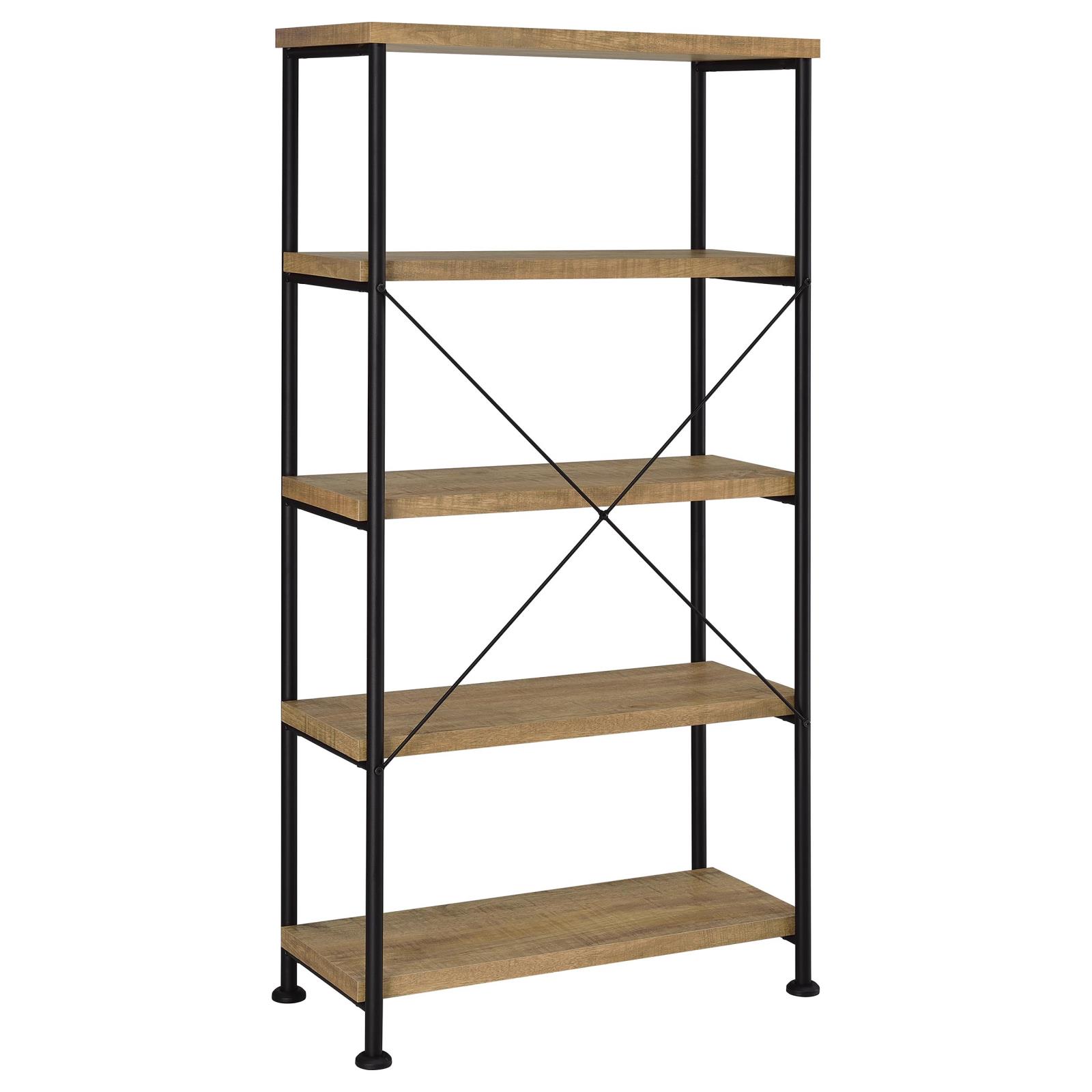 Analiese 63-inch 4-shelf Bookshelf Mango - Image 6