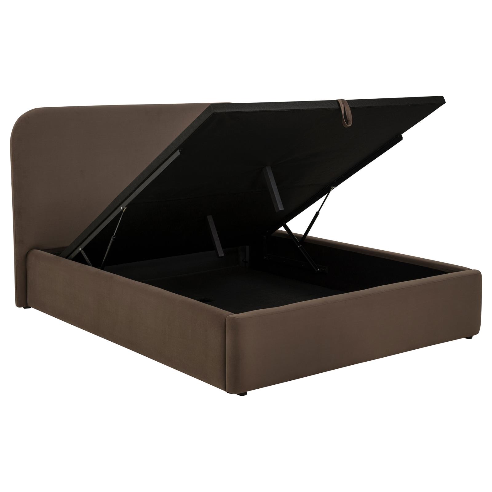 Anders Upholstered Queen Storage Lift Platform Bed - Image 12