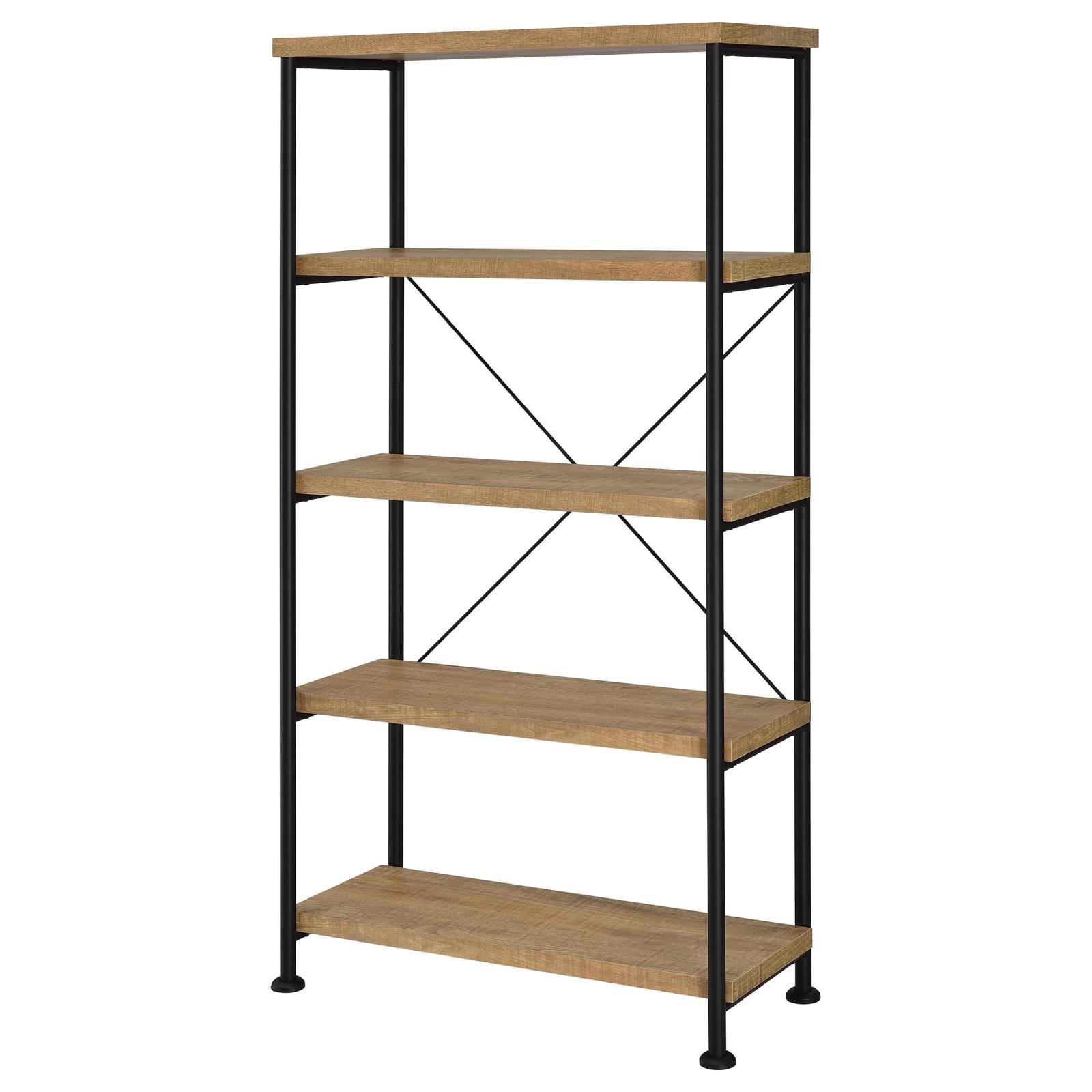 Analiese 63-inch 4-shelf Bookshelf Mango - Image 4