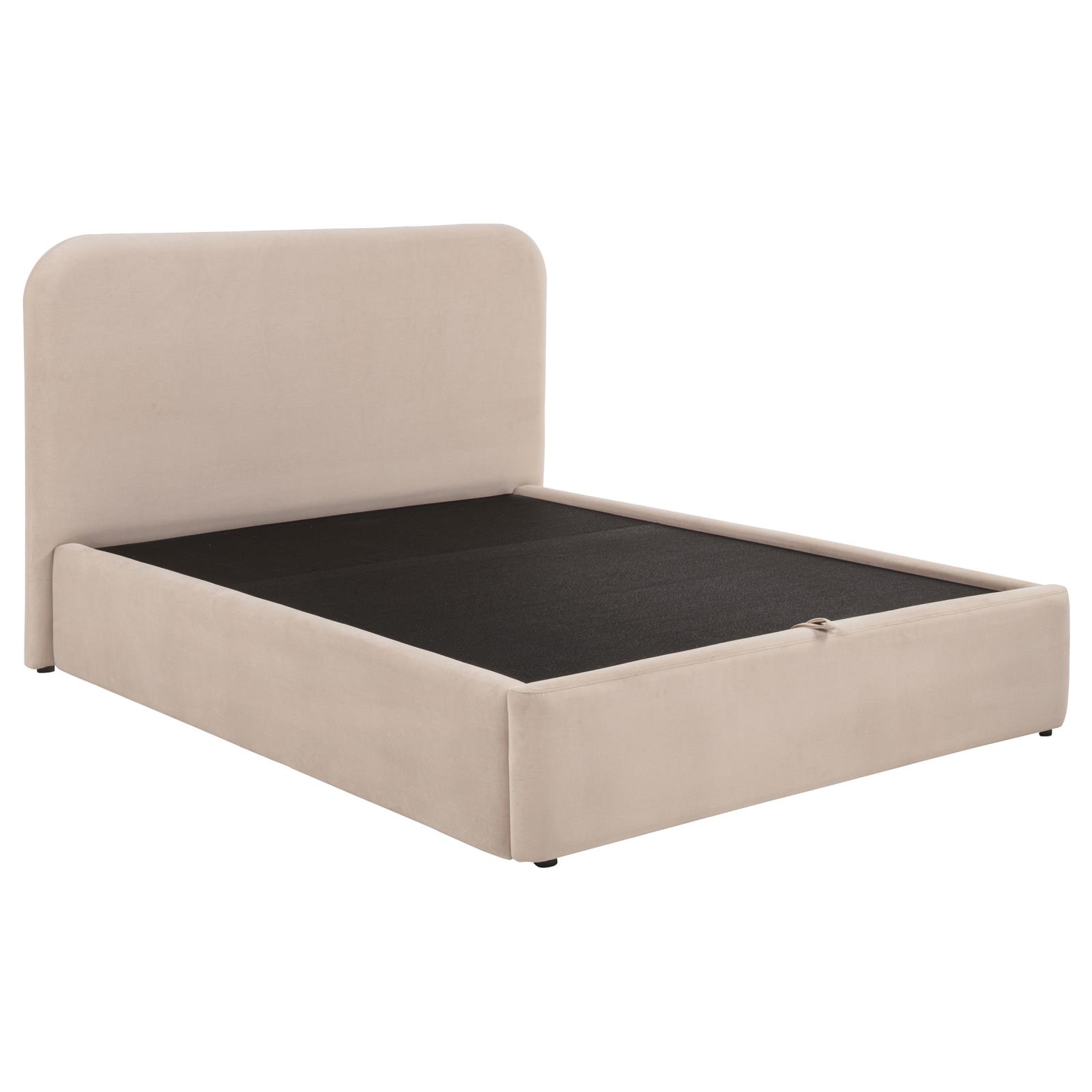 Anders Upholstered Queen Storage Lift Platform Bed - Image 3