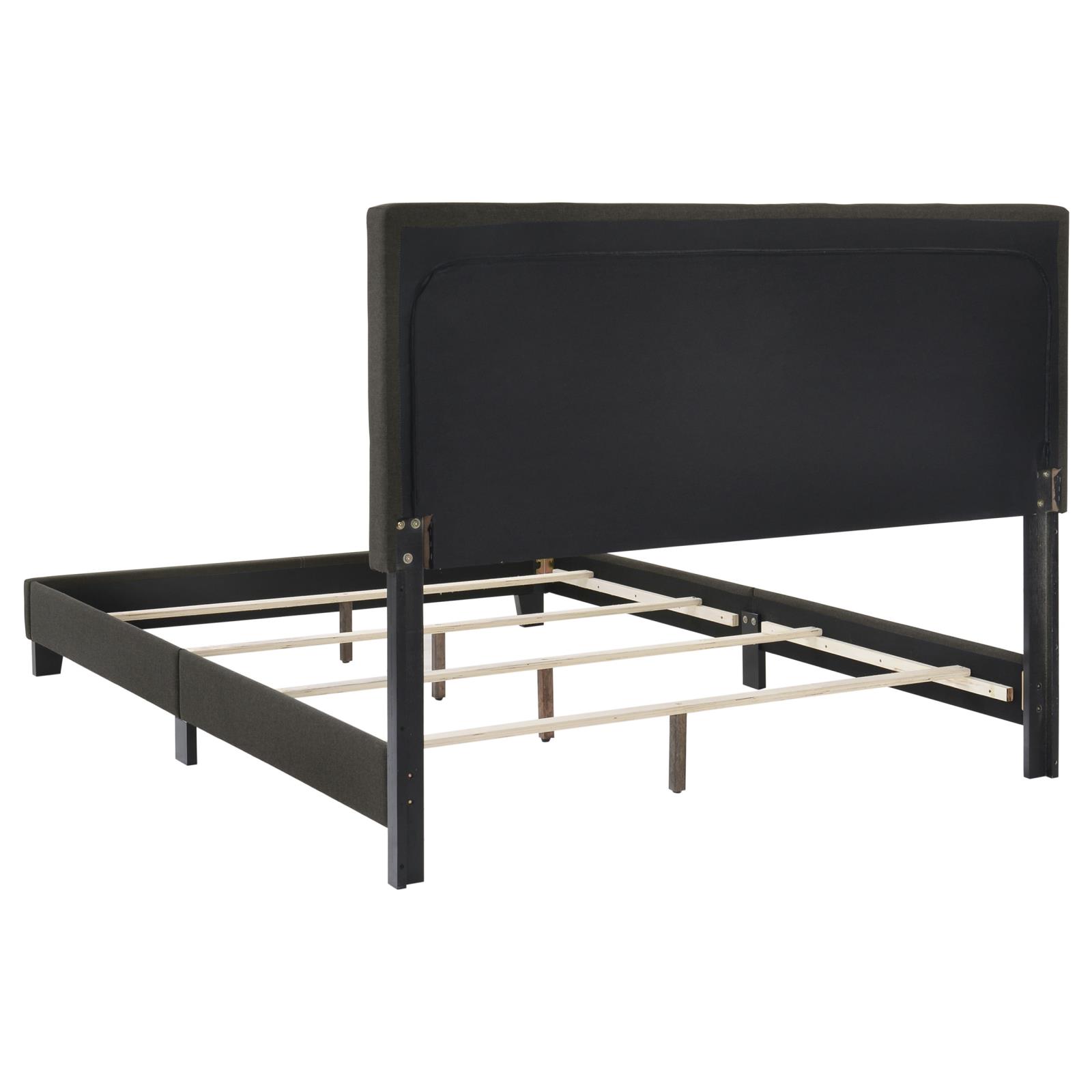 Mapes Upholstered Full Panel Bed Charcoal - Image 4