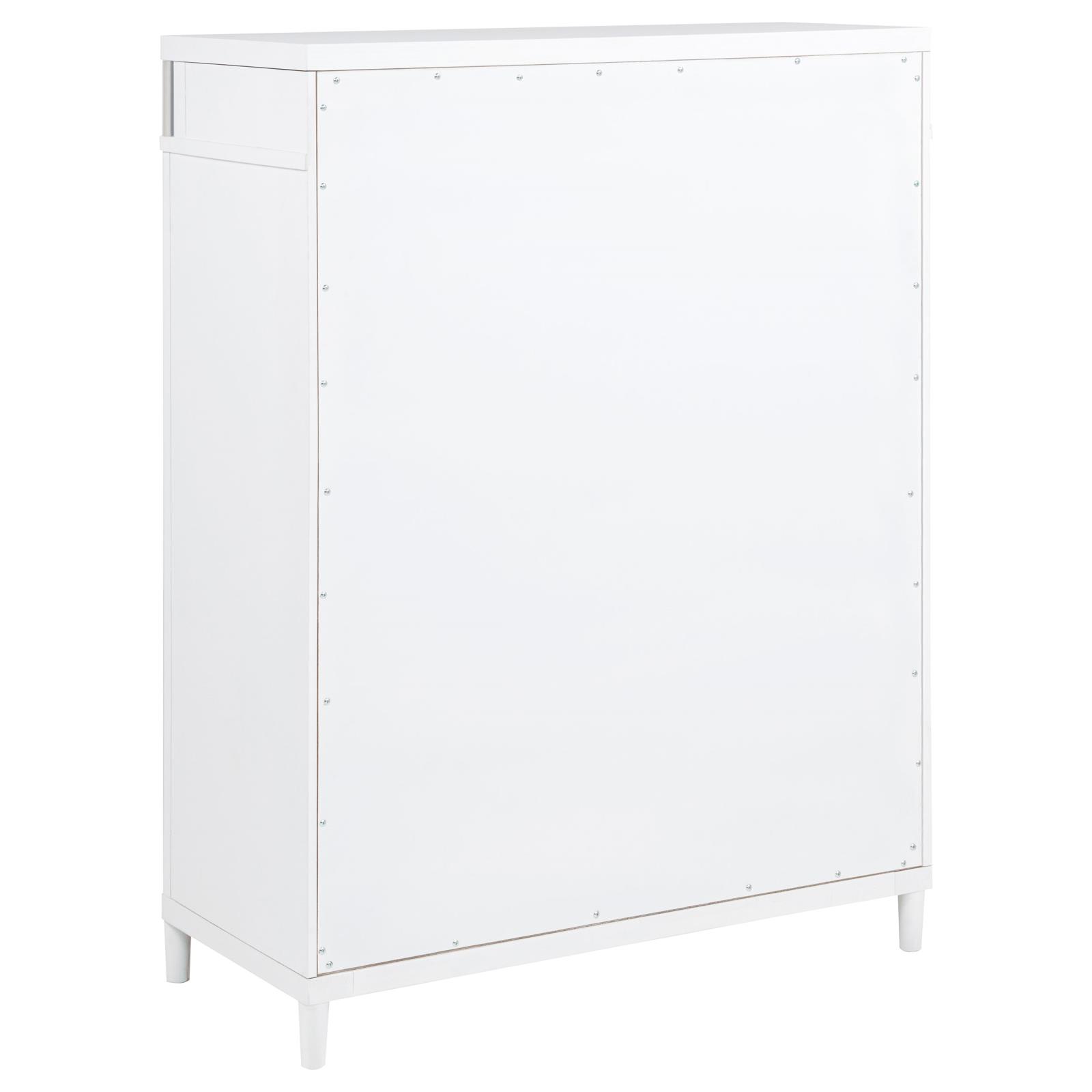 Gracemont 5-drawer Bedroom Chest of Drawers White - Image 6