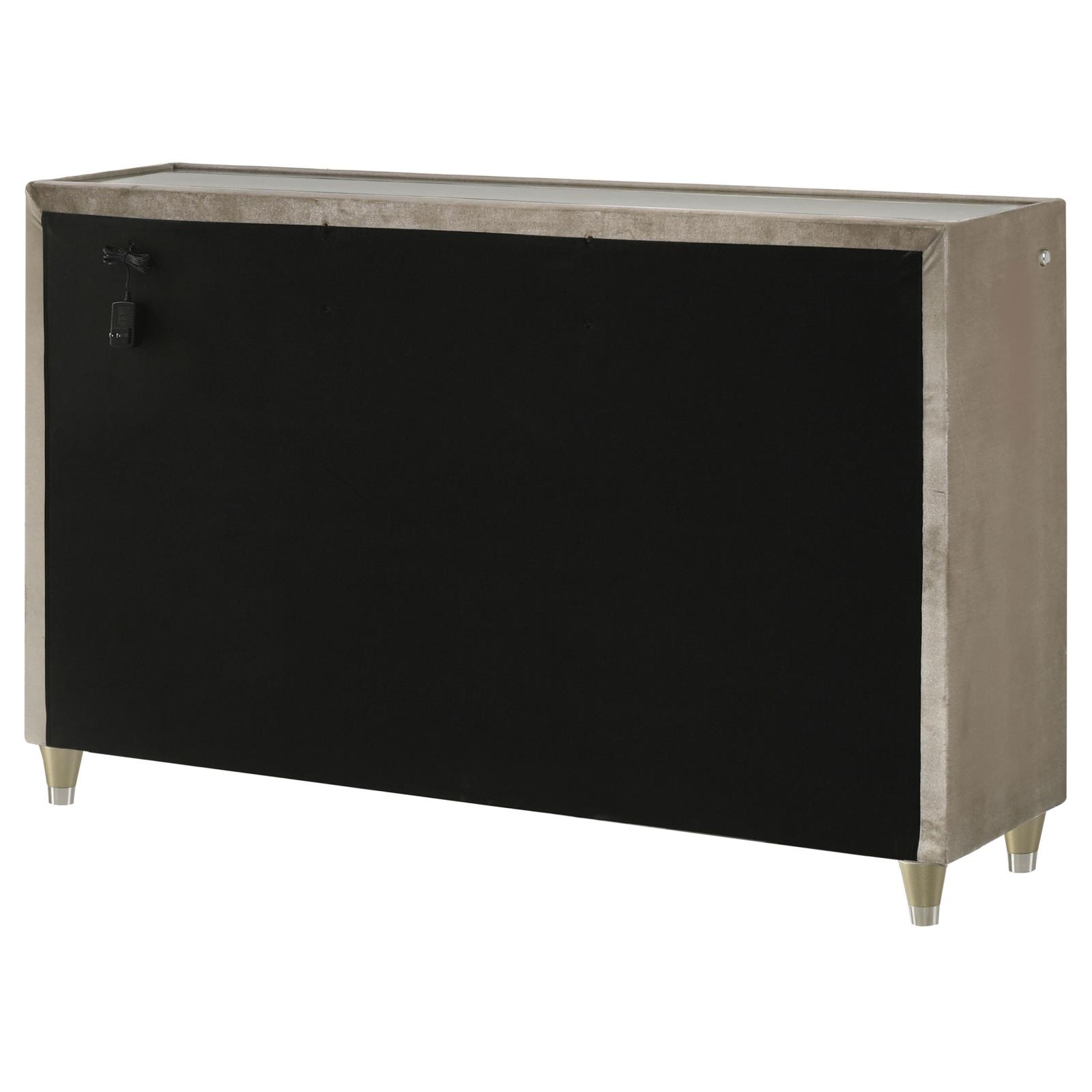 Lorient 8-drawer LED Bedroom Dresser Cabinet - Image 8