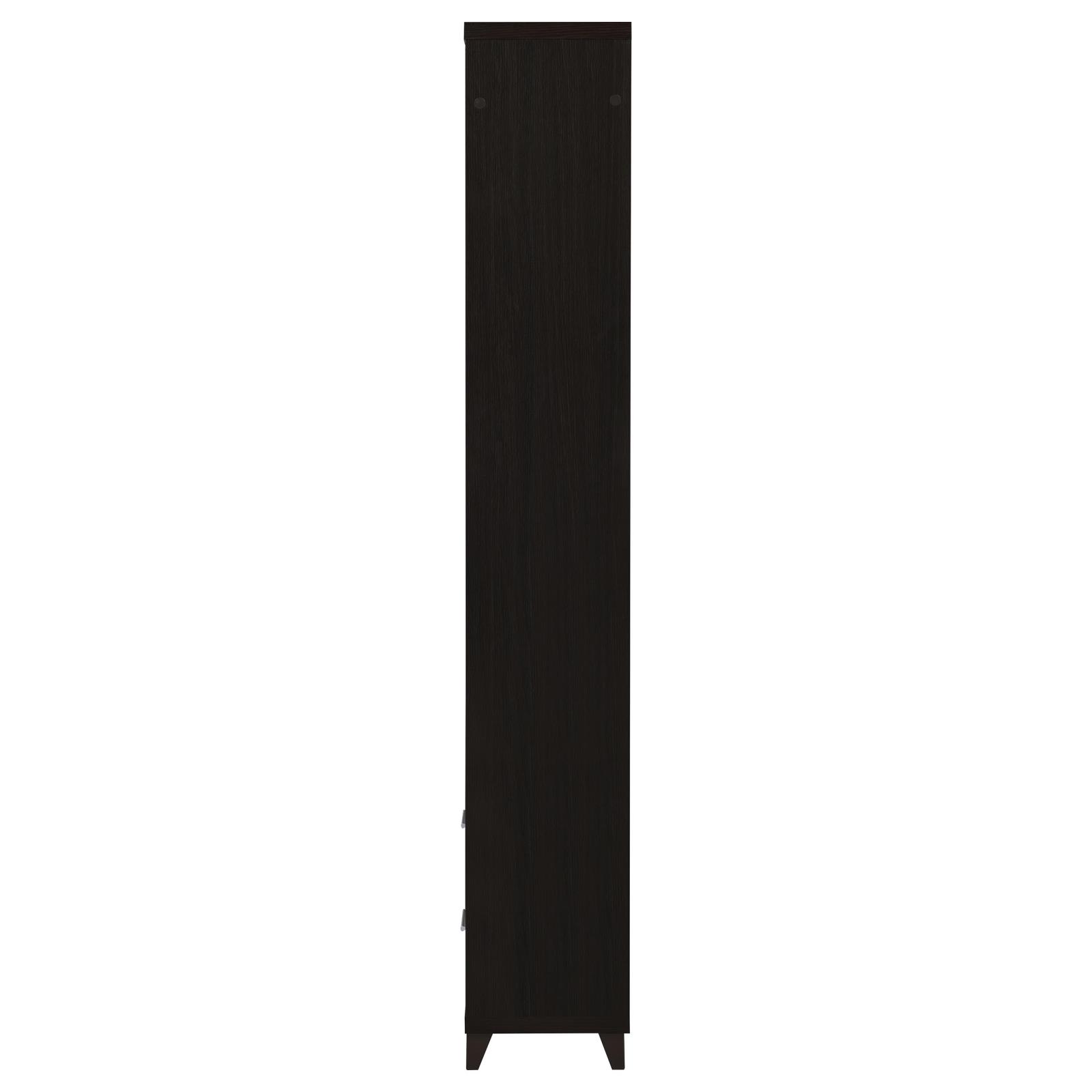 Lewes 4-shelf Engineered Wood Media Tower Cappuccino - Image 5