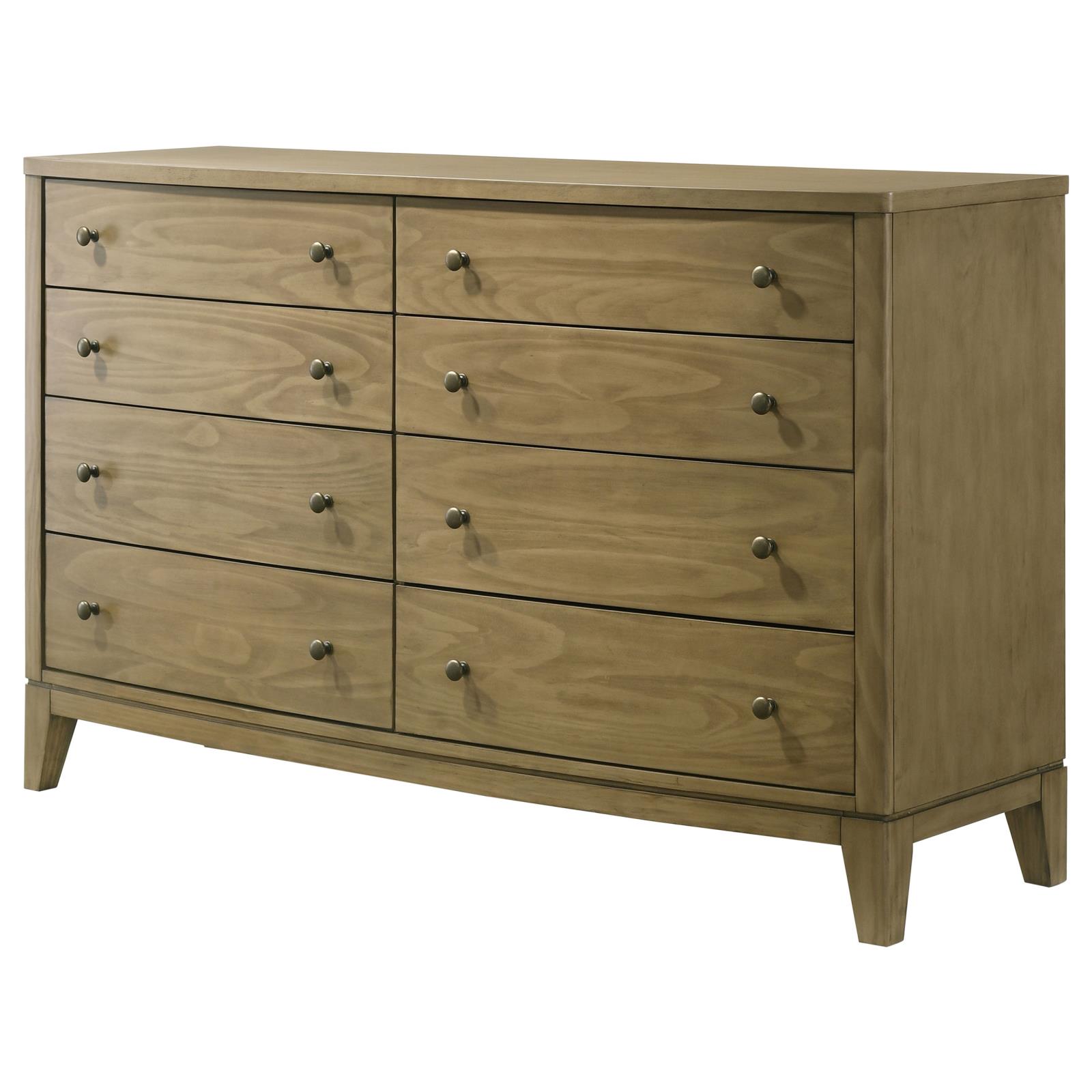 Granada 8-drawer Dresser Cabinet Natural Pine - Image 4