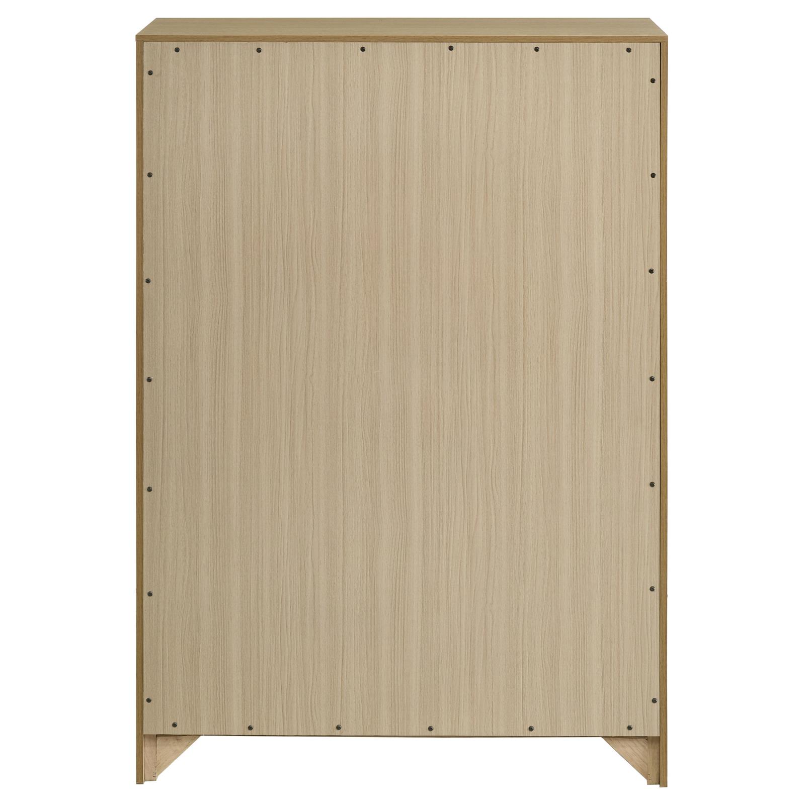 Hendricks 5-drawer Bedroom Chest of Drawers Light Oak - Image 7