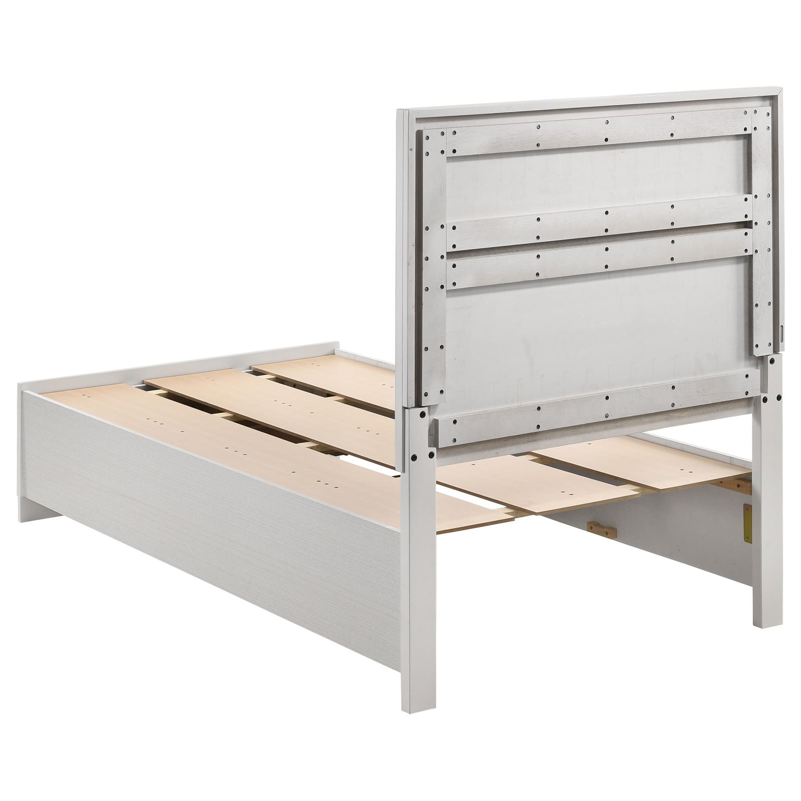 Miranda 51-inch Wood Twin Storage Panel Bed - Image 6