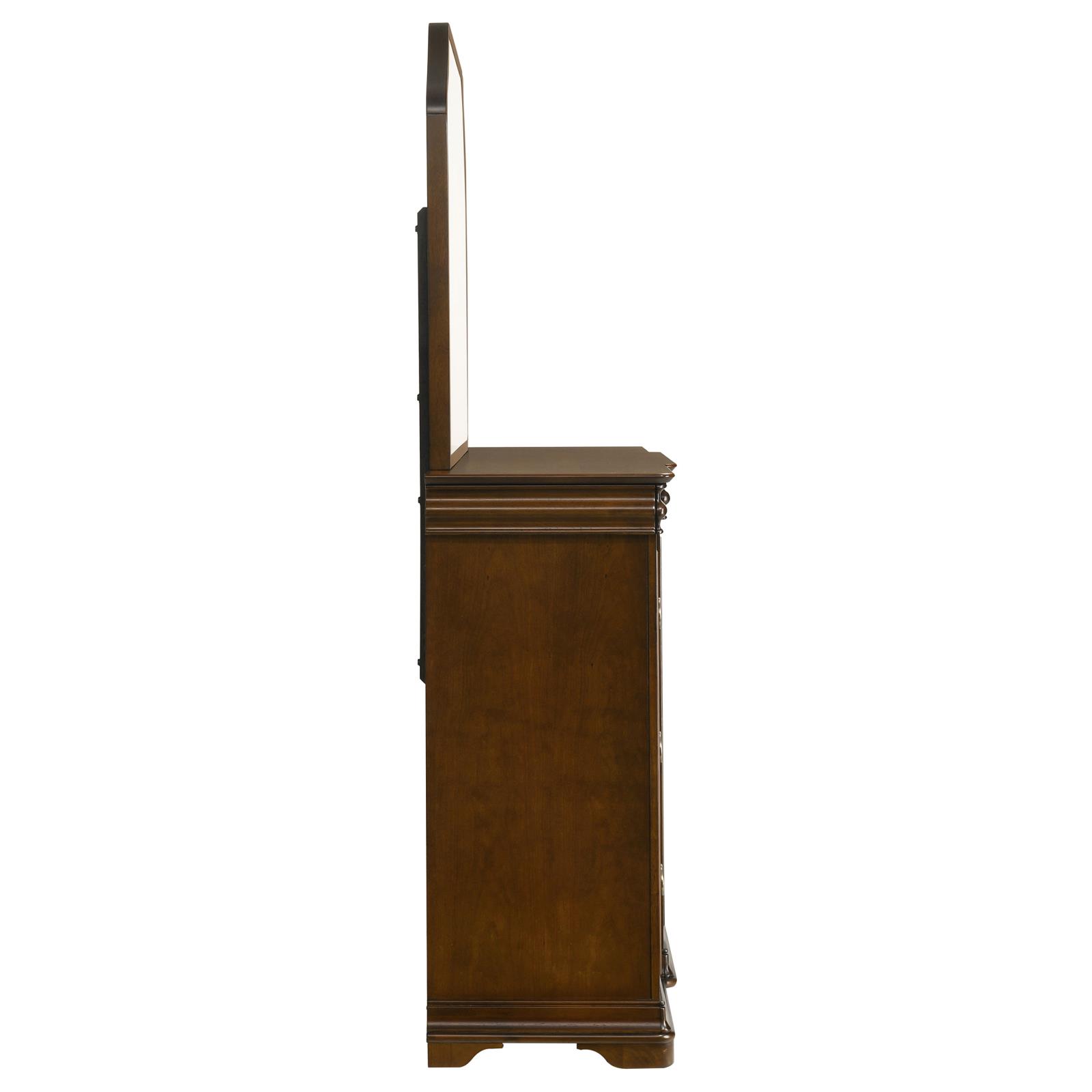 Garland 9-drawer Bedroom Dresser with Mirror Brown Cherry - Image 9