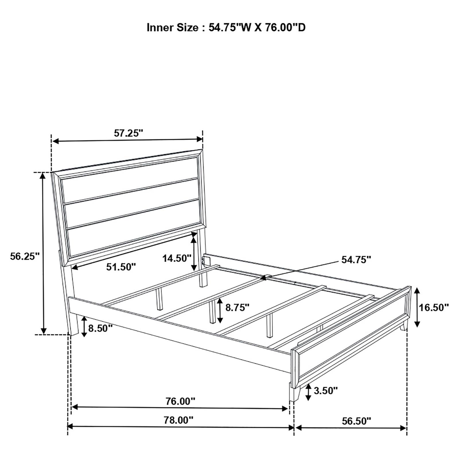 Valen Four-piece Bedroom Set Light Taupe - Image 15