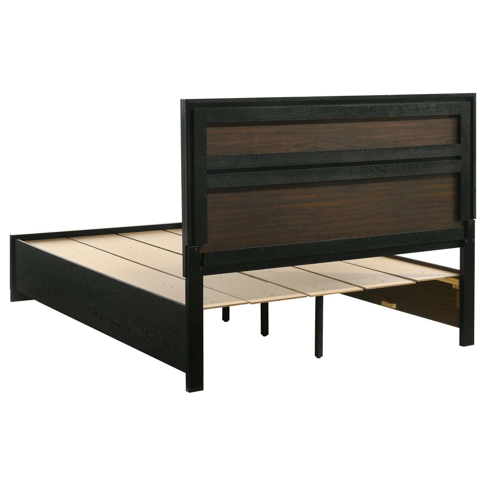 Miranda 51-inch Wood Queen Storage Panel Bed - Image 14