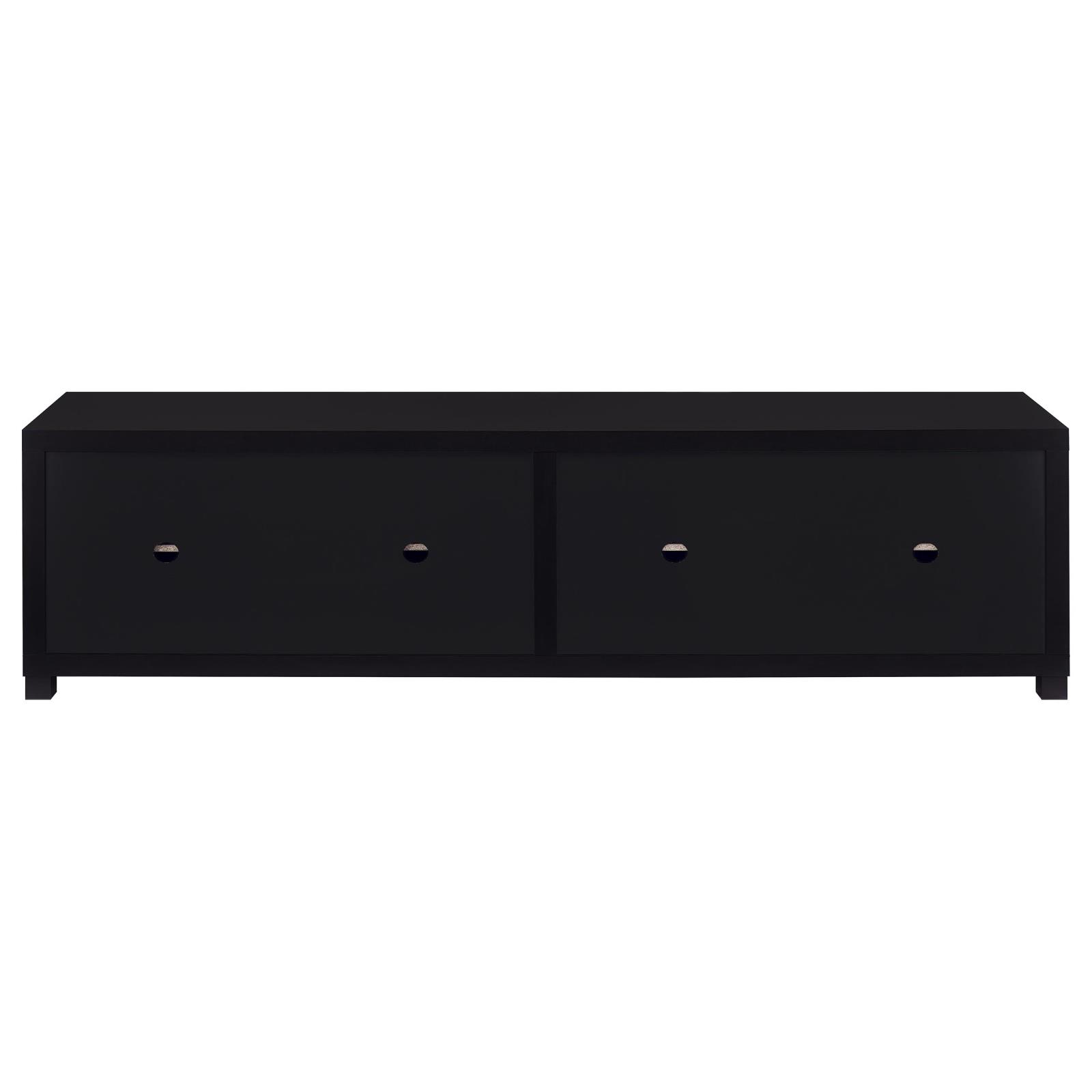 Sachin 4-door Engineered Wood 79-inch TV Stand Black - Image 7