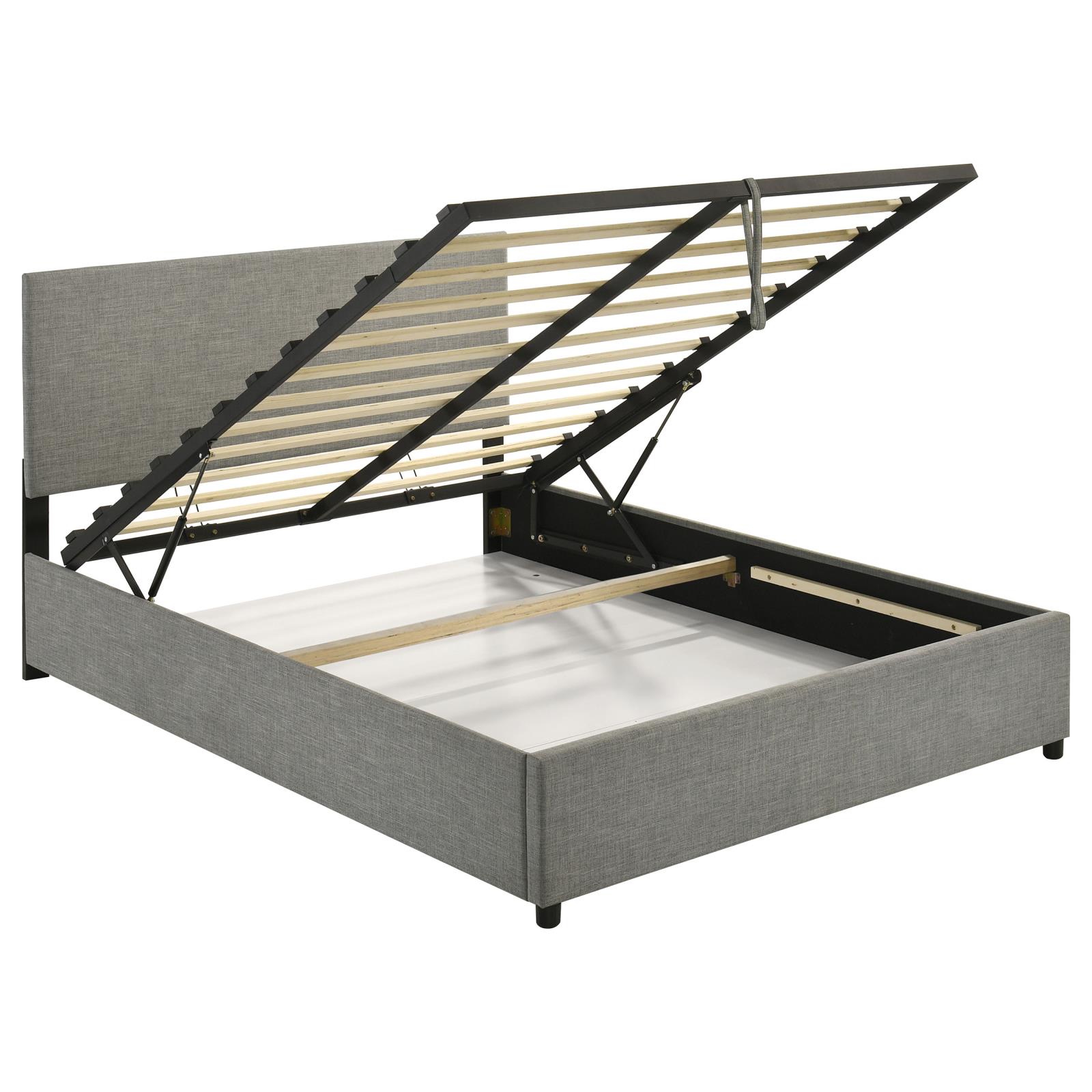 Reeves Upholstered Queen Lift-Top Storage Platform Bed - Image 11