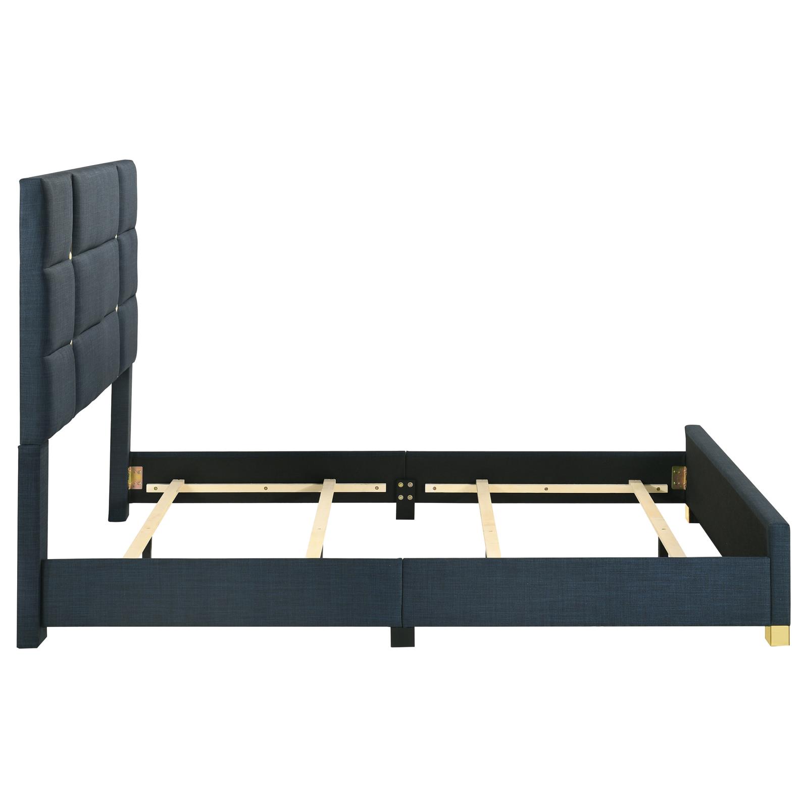 Ines 56-inch Fabric Upholstered Queen Panel Bed - Image 16