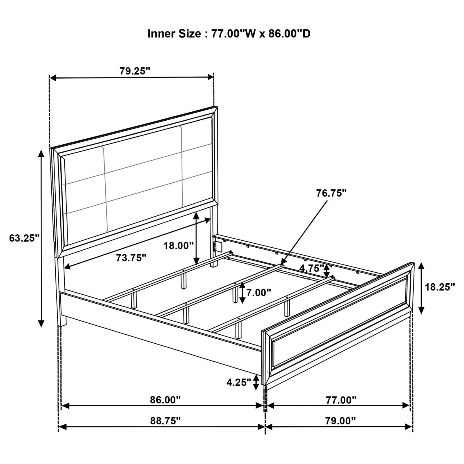 Atlas Bedroom Set Dark Oak - Image 16
