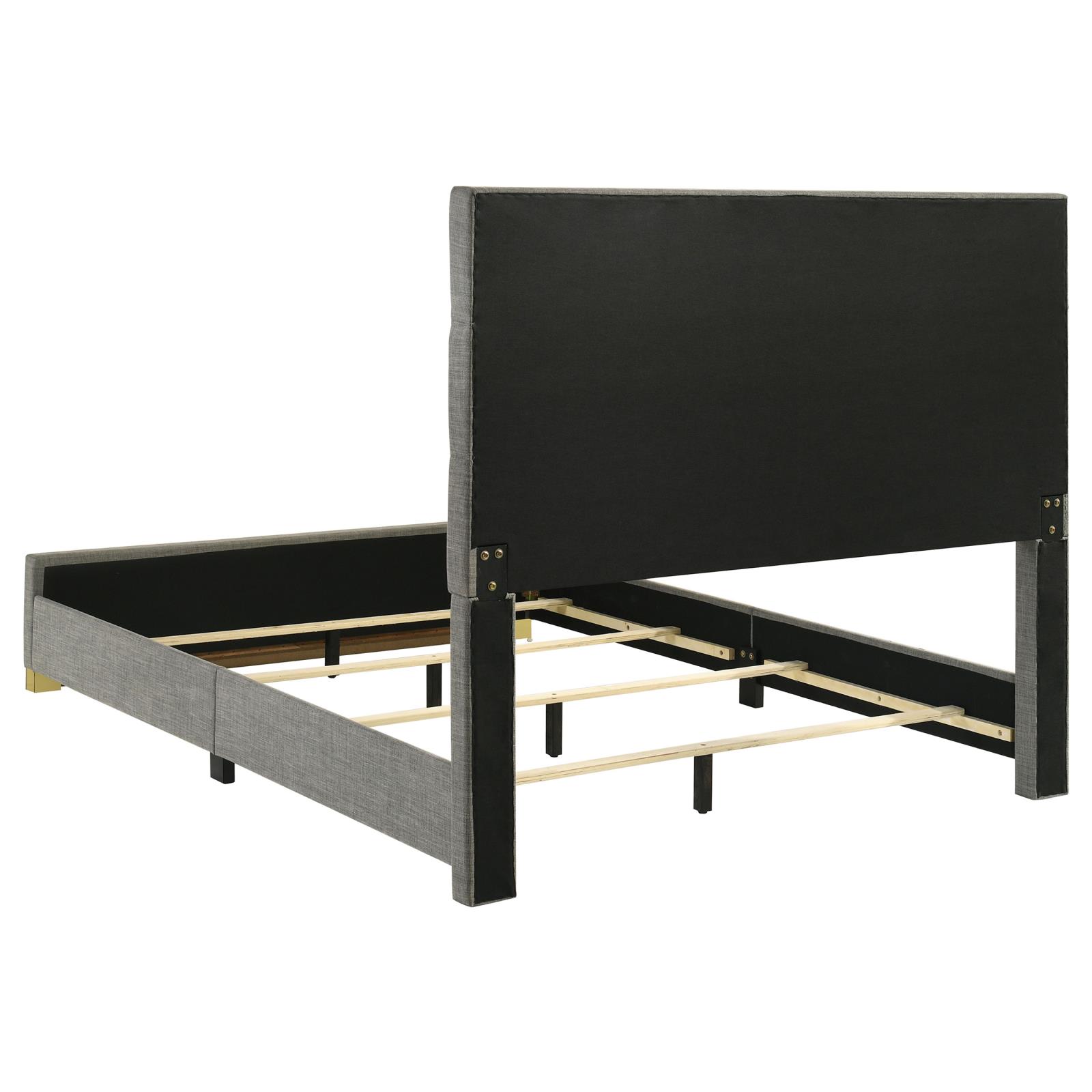 Ines 56-inch Fabric Upholstered Queen Panel Bed - Image 5