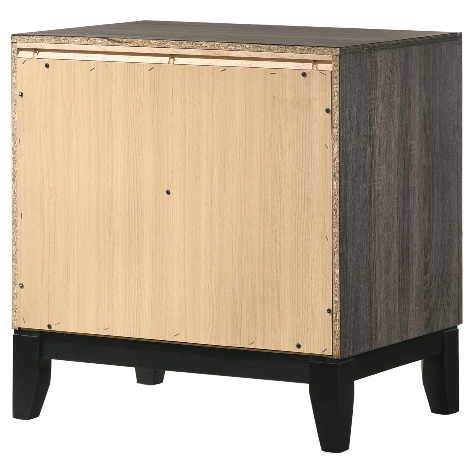 Watson 2-drawer Nightstand Grey Oak - Image 7