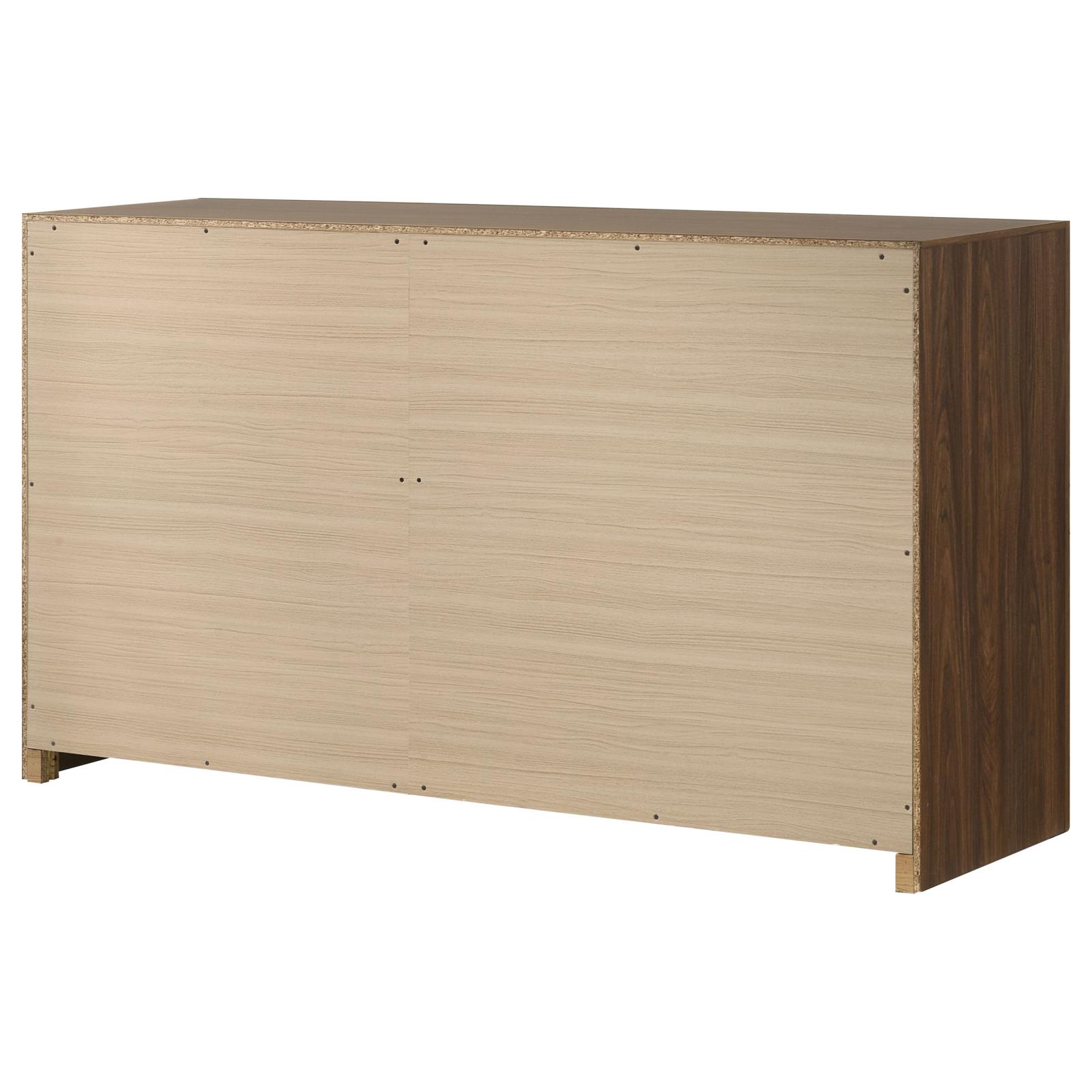 Etienne 6-drawer Bedroom Dresser Walnut - Image 8