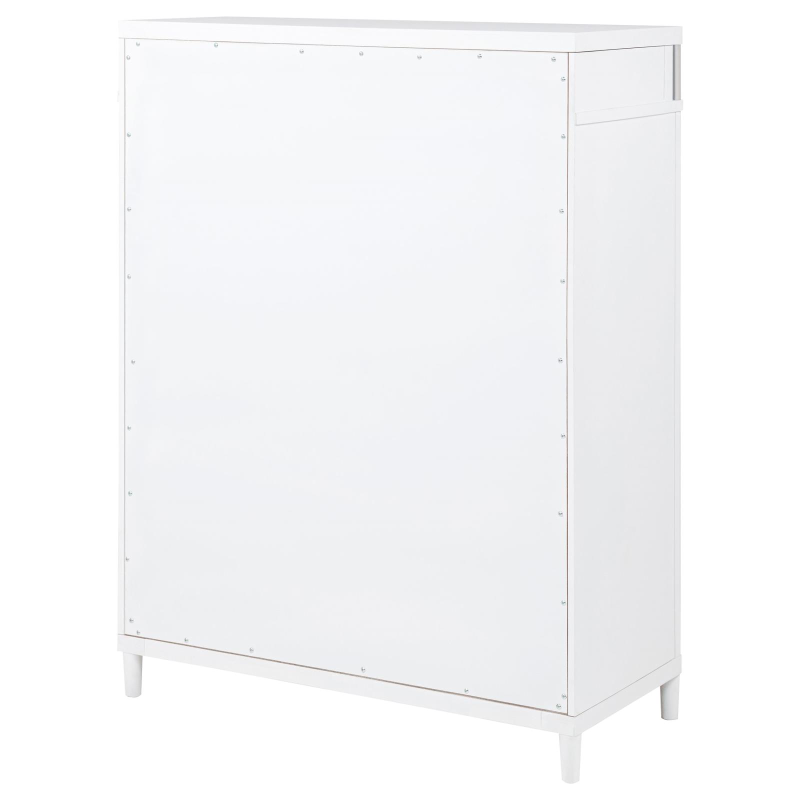 Gracemont 5-drawer Bedroom Chest of Drawers White - Image 8
