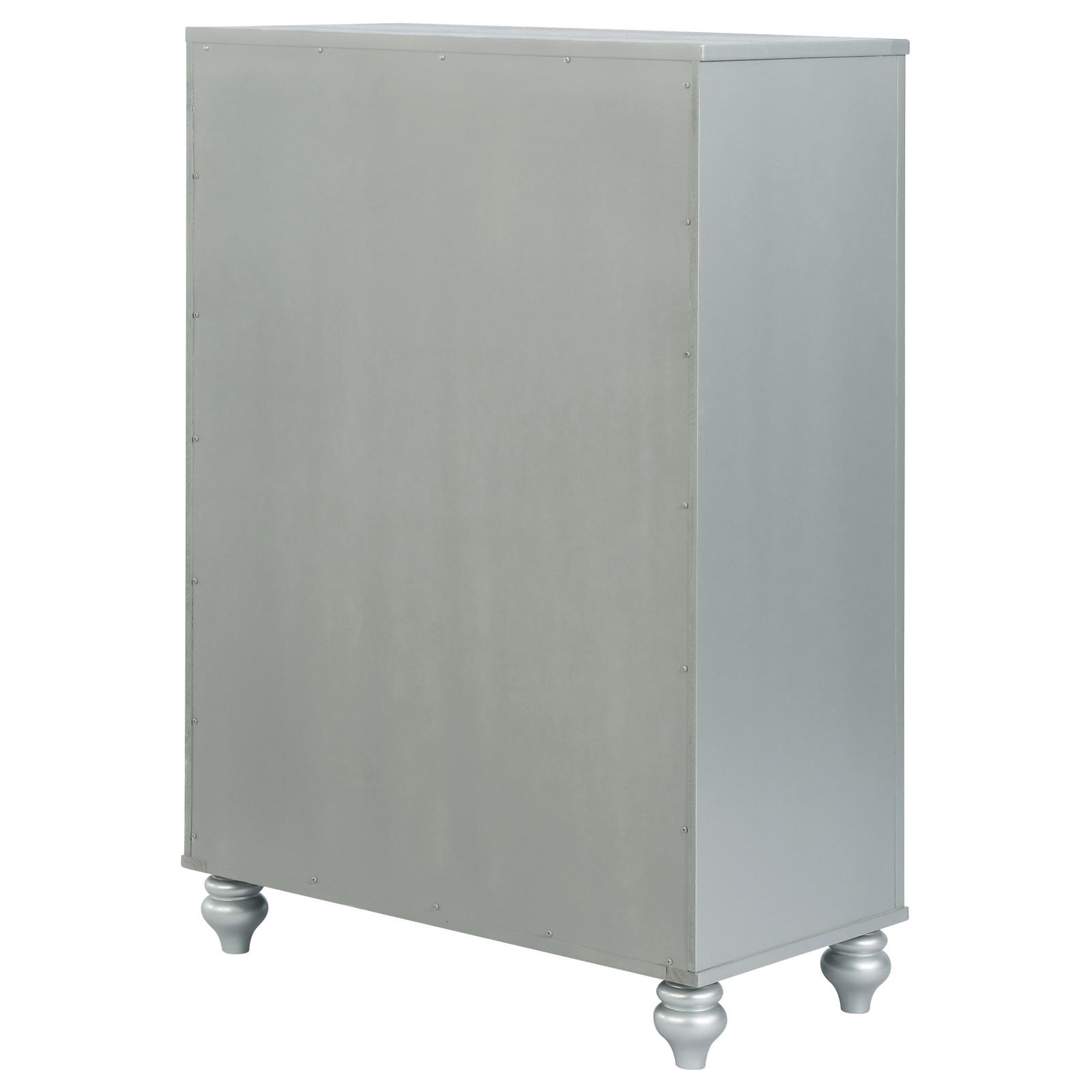 Gunnison 5-drawer Bedroom Chest Silver Metallic - Image 8