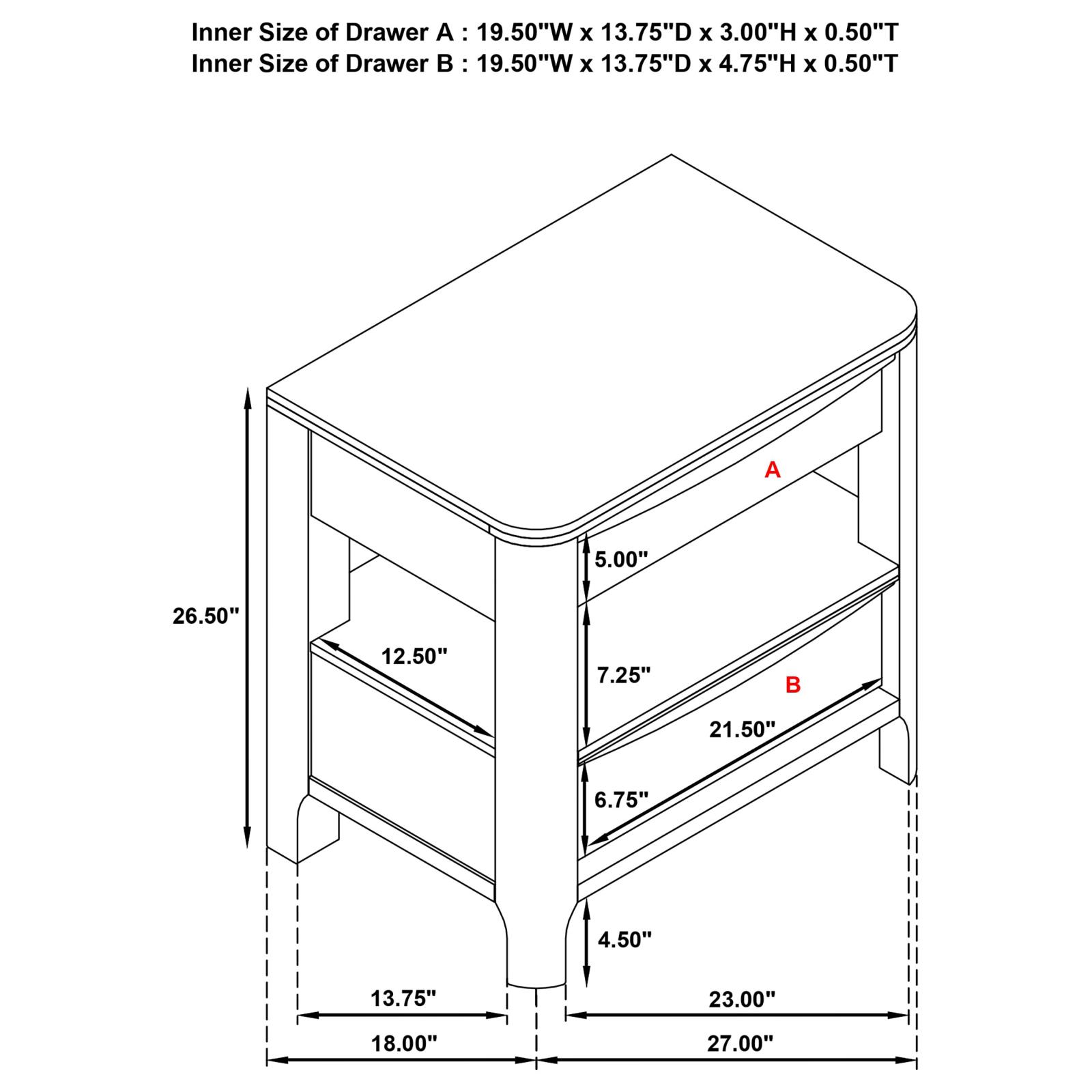 Maderia Bedroom Set Walnut - Image 17