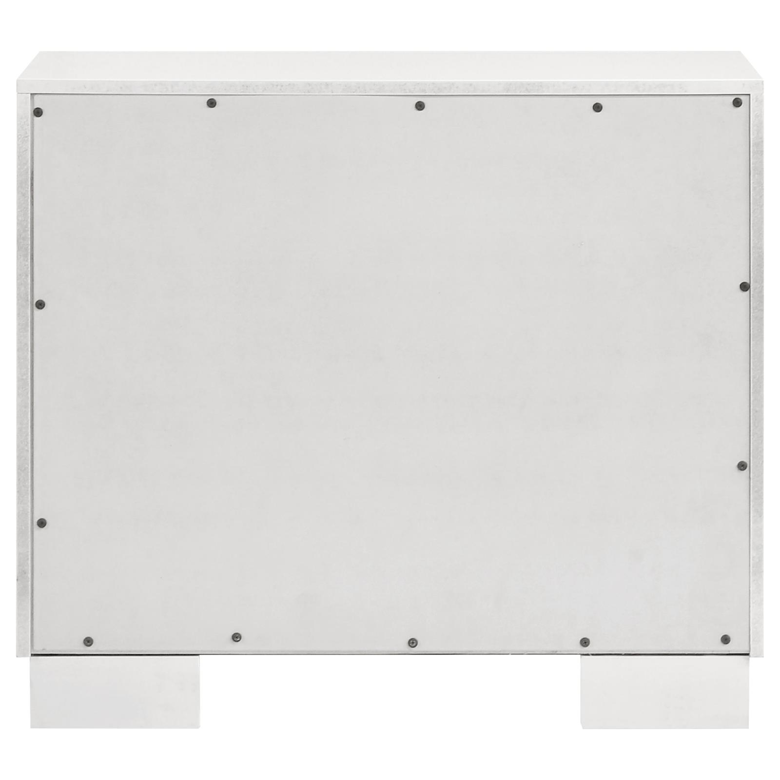 Jessica 2-drawer Nightstand Snow White - Image 7