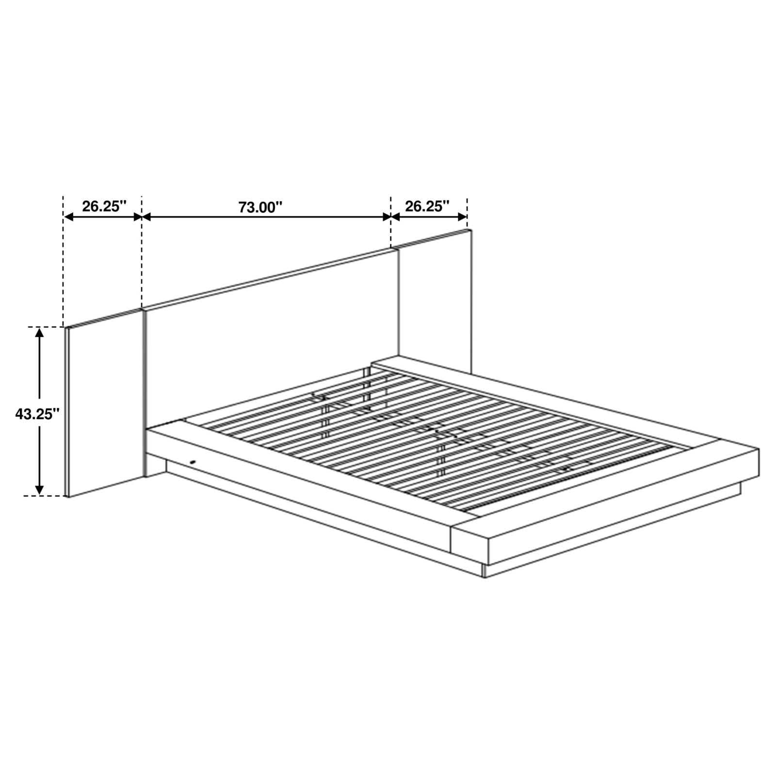 Jessica 6-piece Queen LED Bedroom Set Cappuccino - Image 14