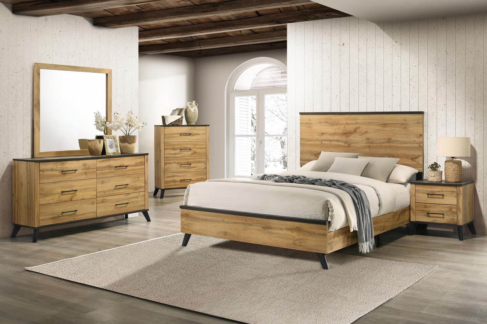 Kaywood Bedroom Set Natural Pine - Image 21