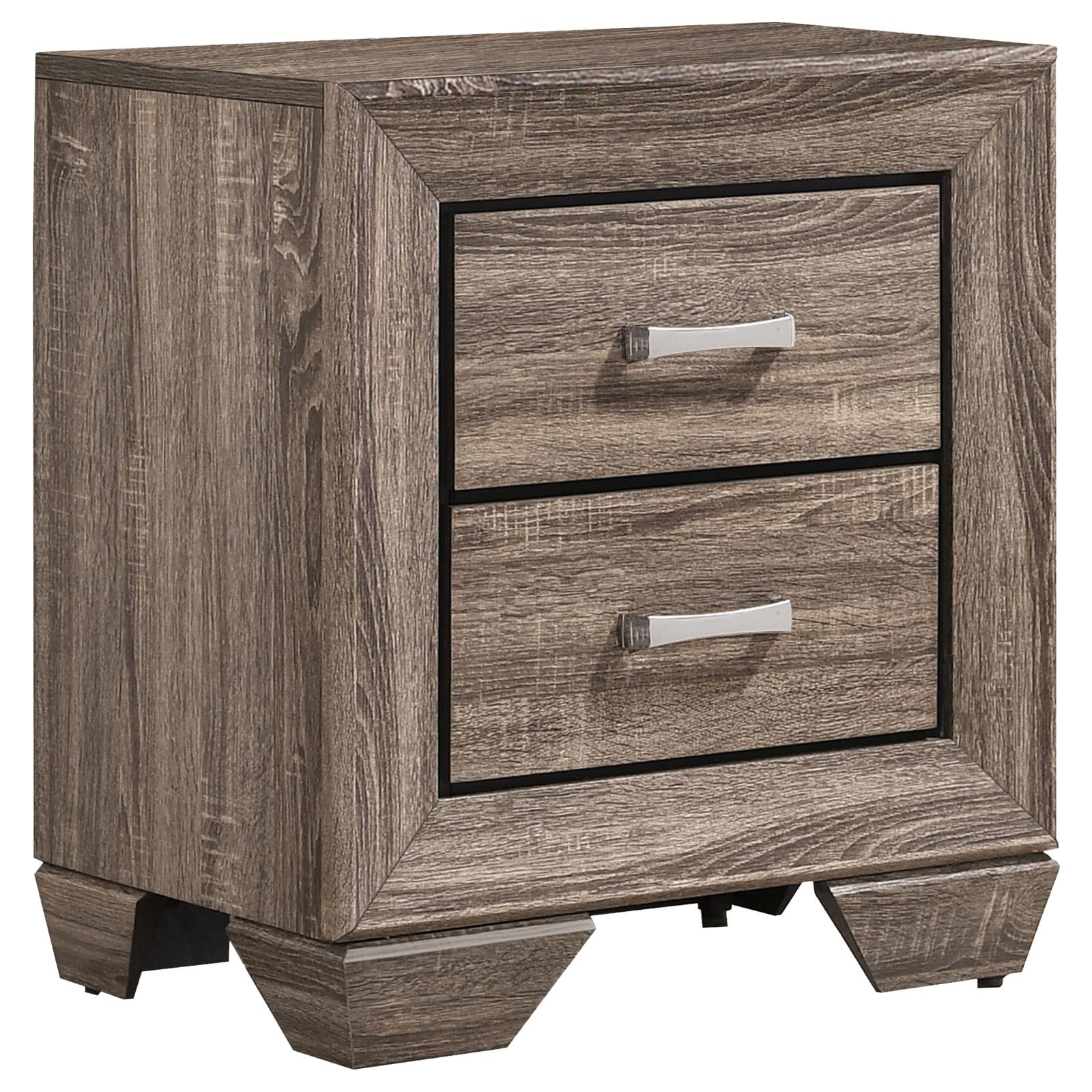 Kauffman Bedroom Set Washed Taupe - Image 4