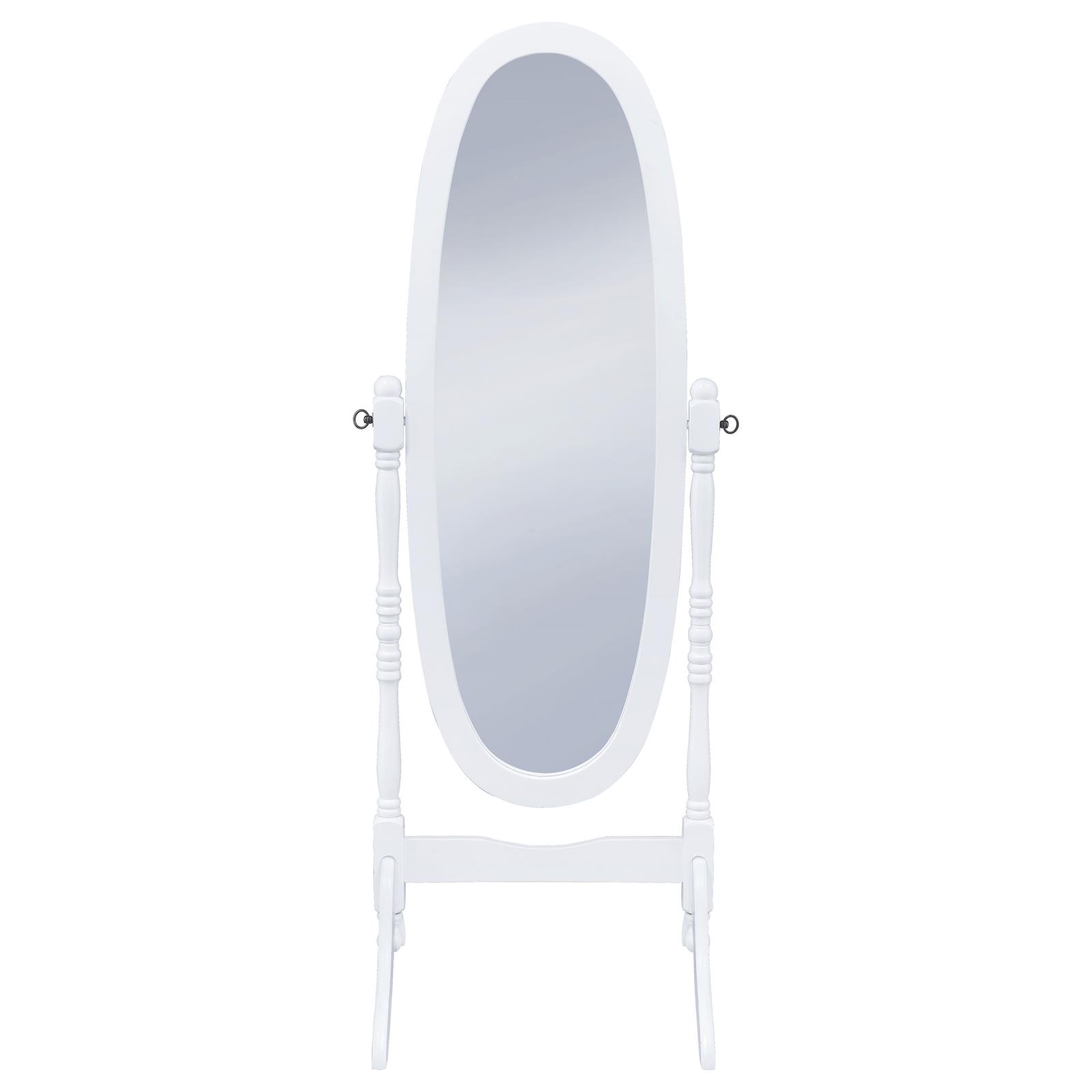 Foyet Wood Adjustable Full Length Cheval Mirror White - Image 3