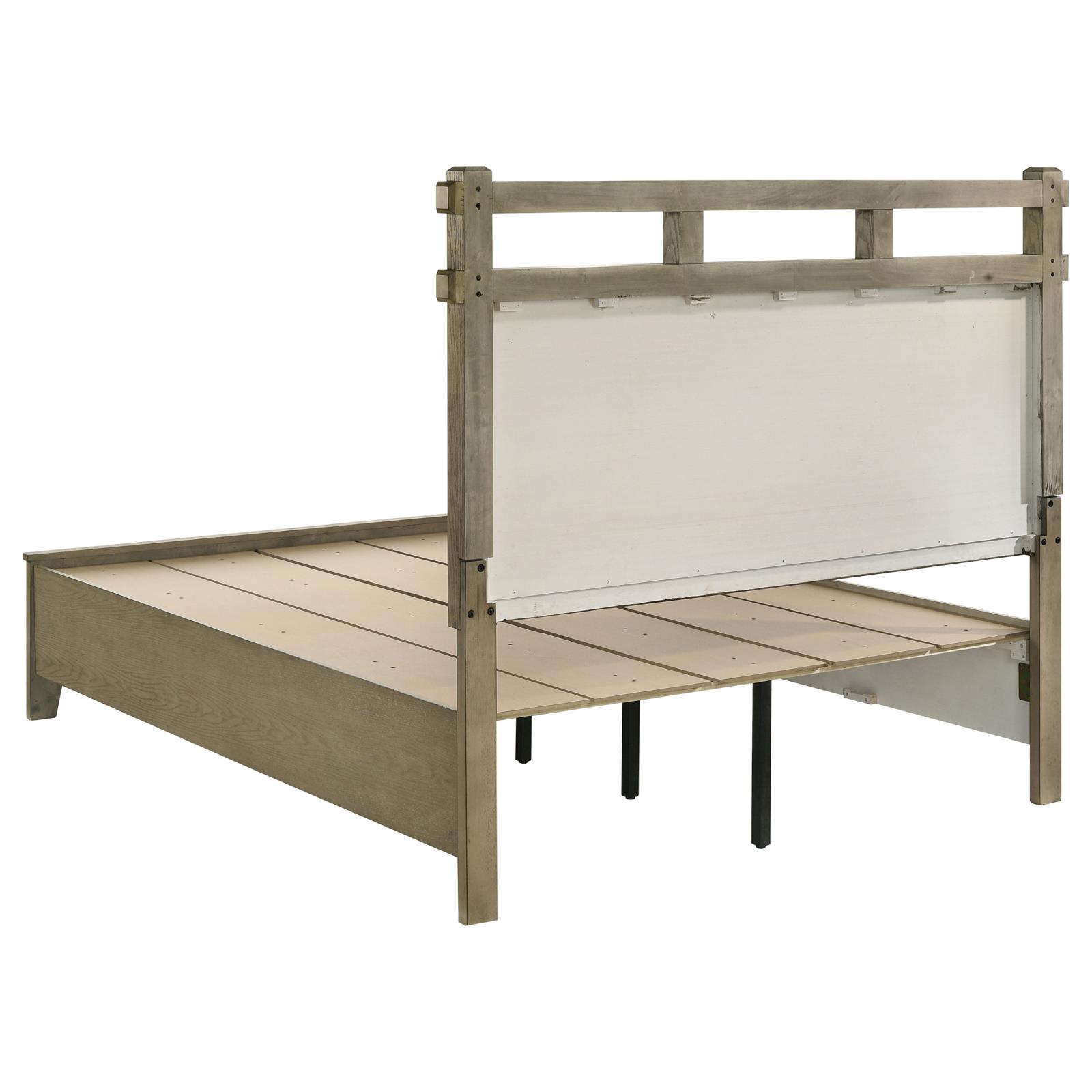 Hazlewood 59-inch Queen Panel Storage Bed Vineyard Oak - Image 5