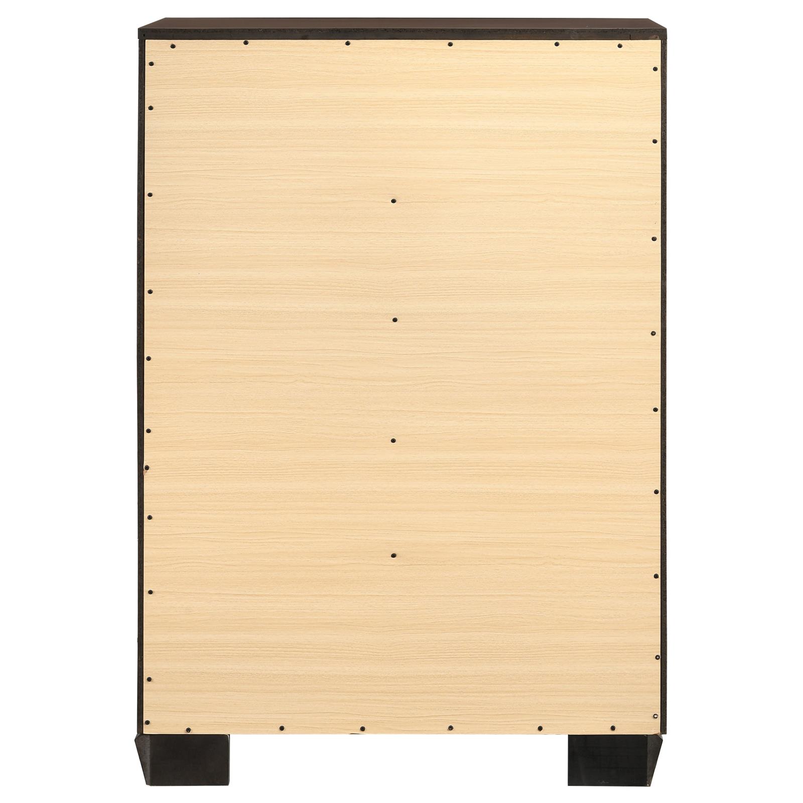 Kauffman 5-drawer Bedroom Chest Dark Cocoa - Image 7