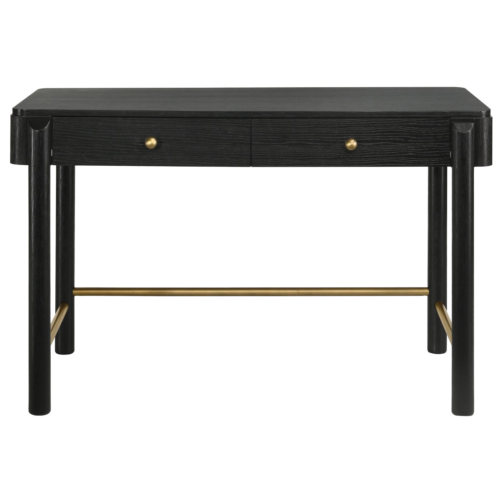 Arini 2-drawer Vanity Desk Makeup Table Black - Image 4