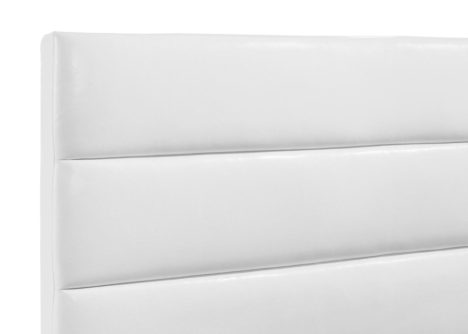 Felicity 53-inch Upholstered Twin Platform Bed White - Image 7