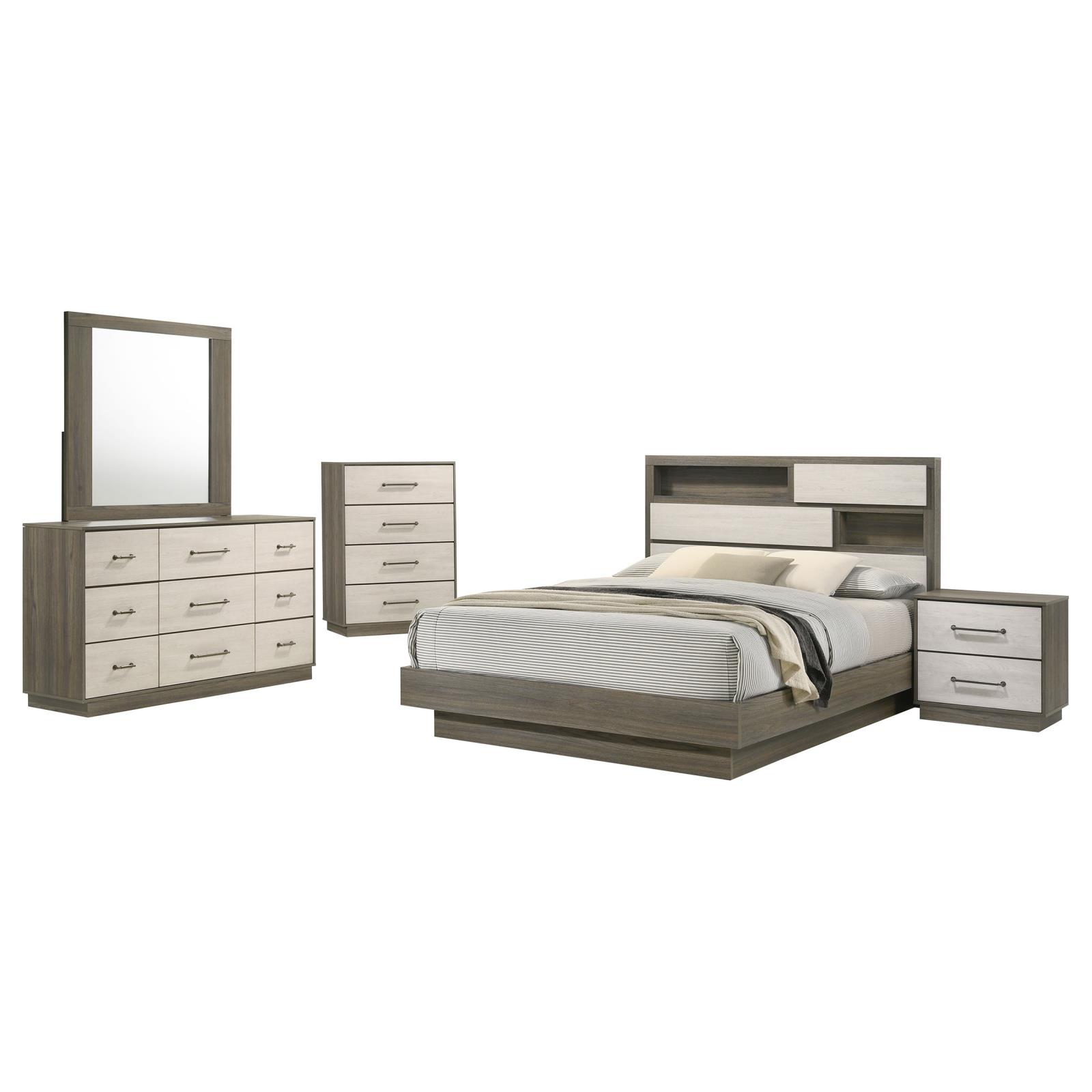 Fenwick Bedroom Set Grey Oak - Image 21
