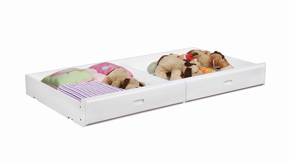 Chapman Wood Storage Trundle White - Image 3