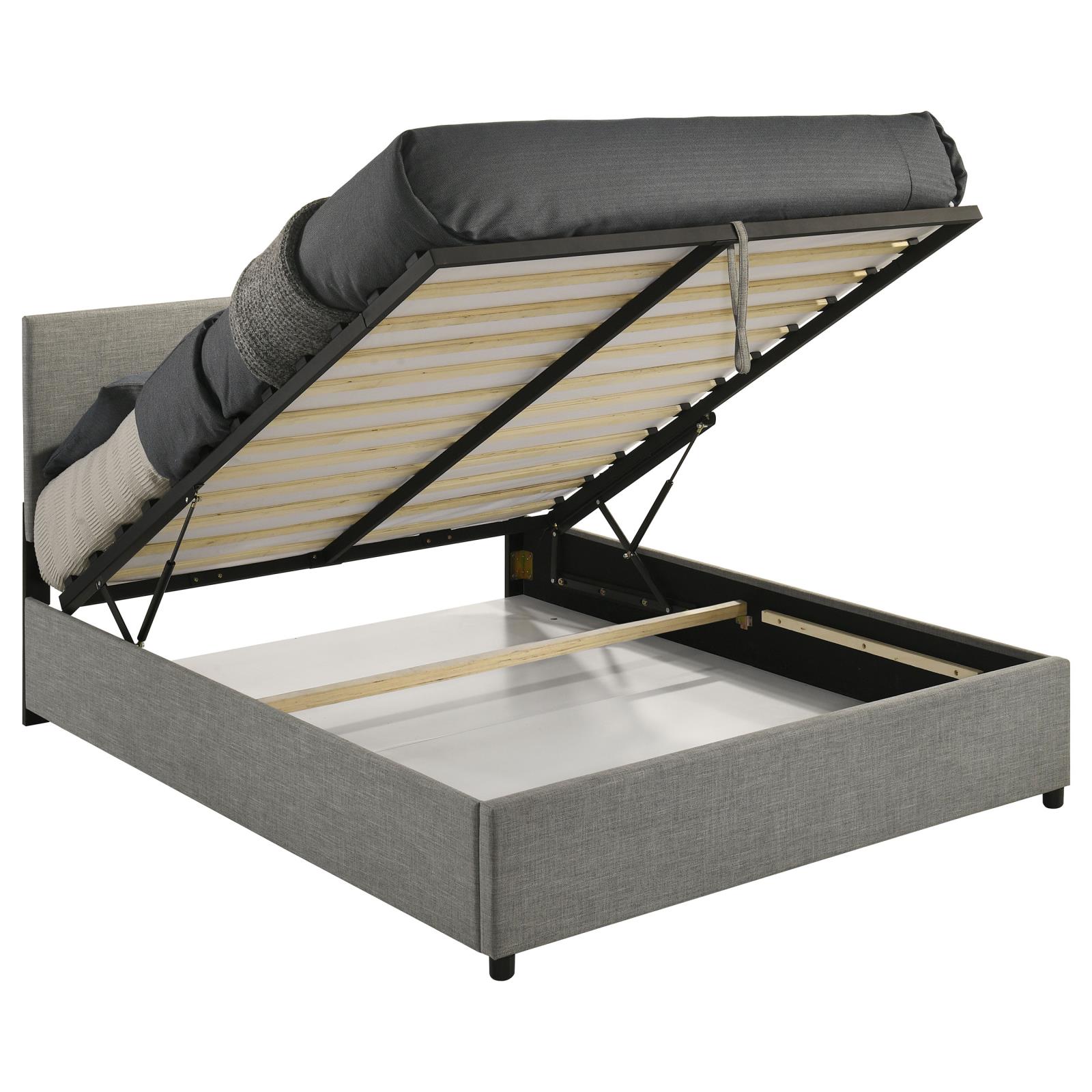 Reeves Upholstered Queen Lift-Top Storage Platform Bed - Image 16