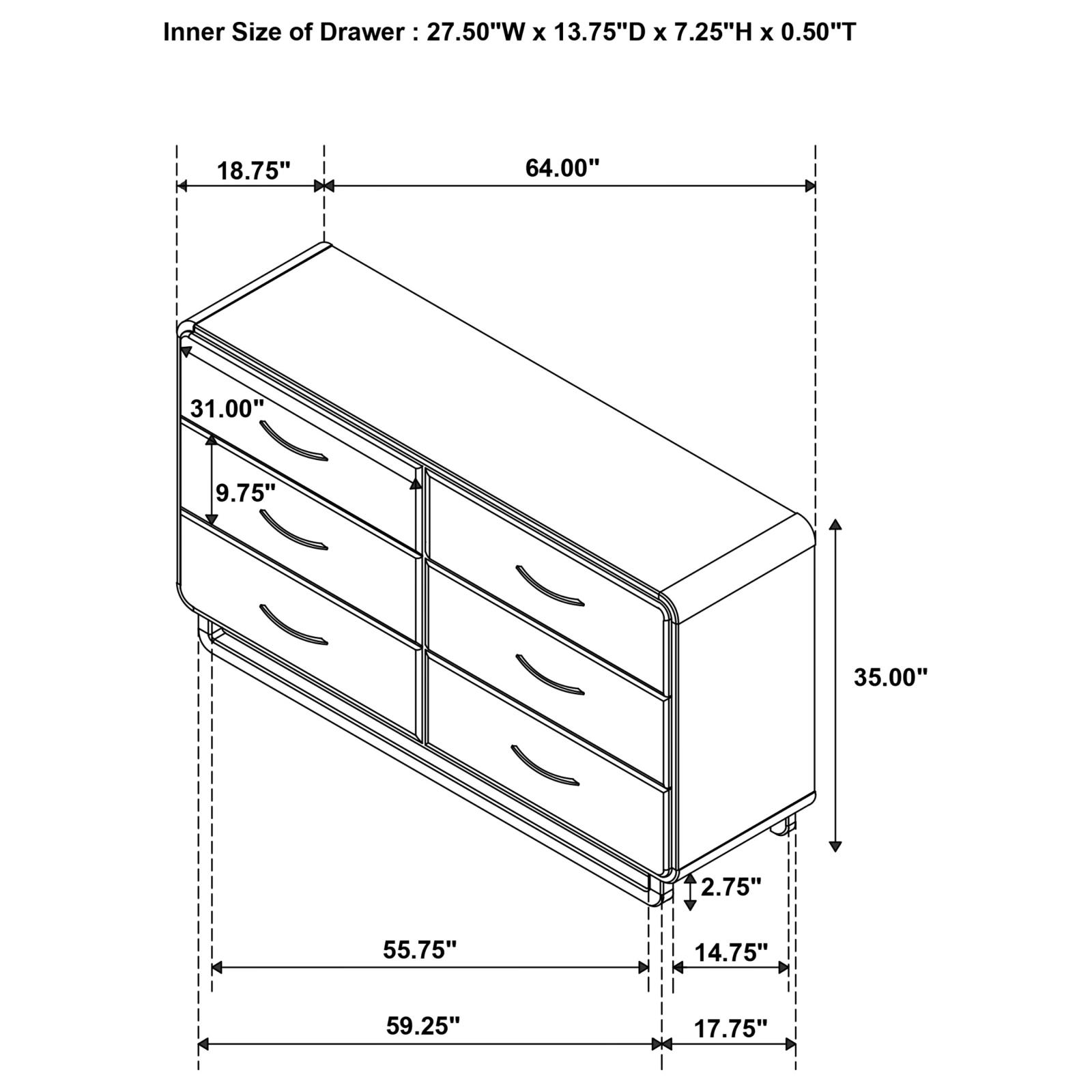Amsbury Bedroom Set Nutmeg - Image 17