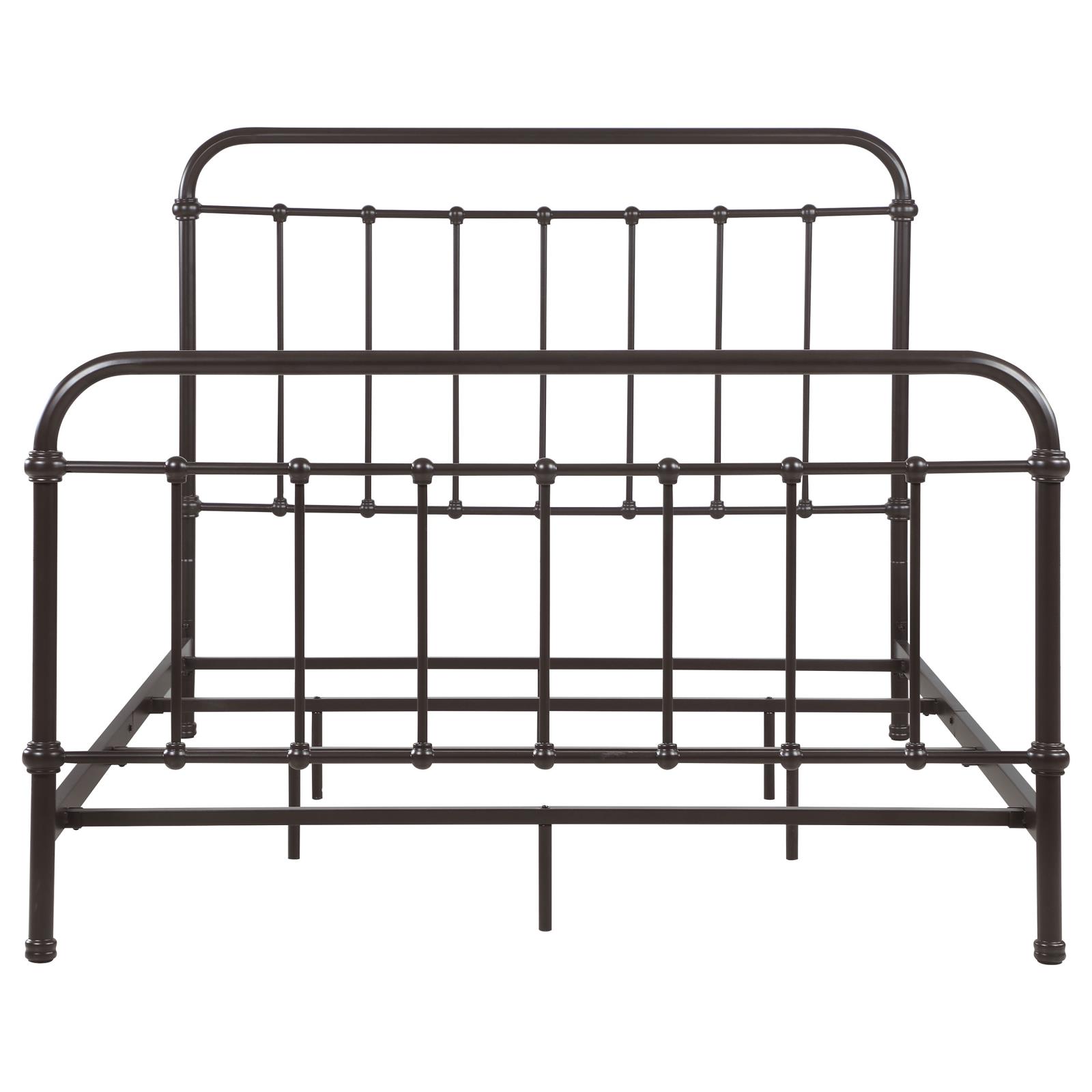 Livingston Metal Queen Open Frame Bed Dark Bronze - Image 3