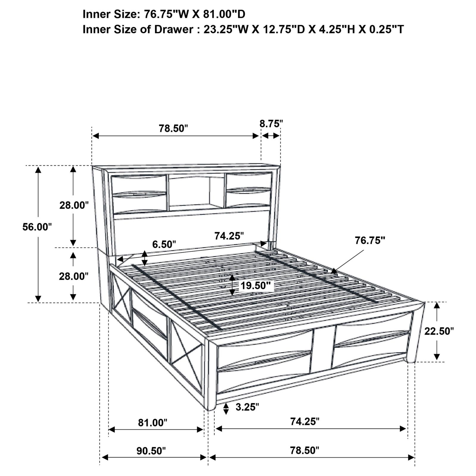 Briana Bedroom Set Black - Image 11