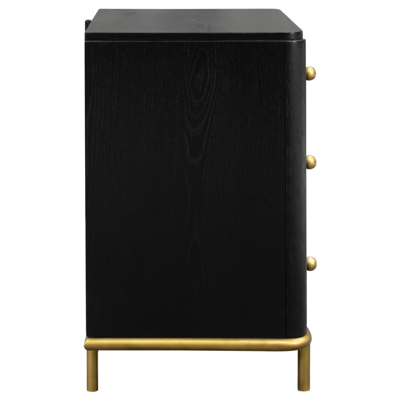Arini 3-drawer Nightstand Black - Image 9