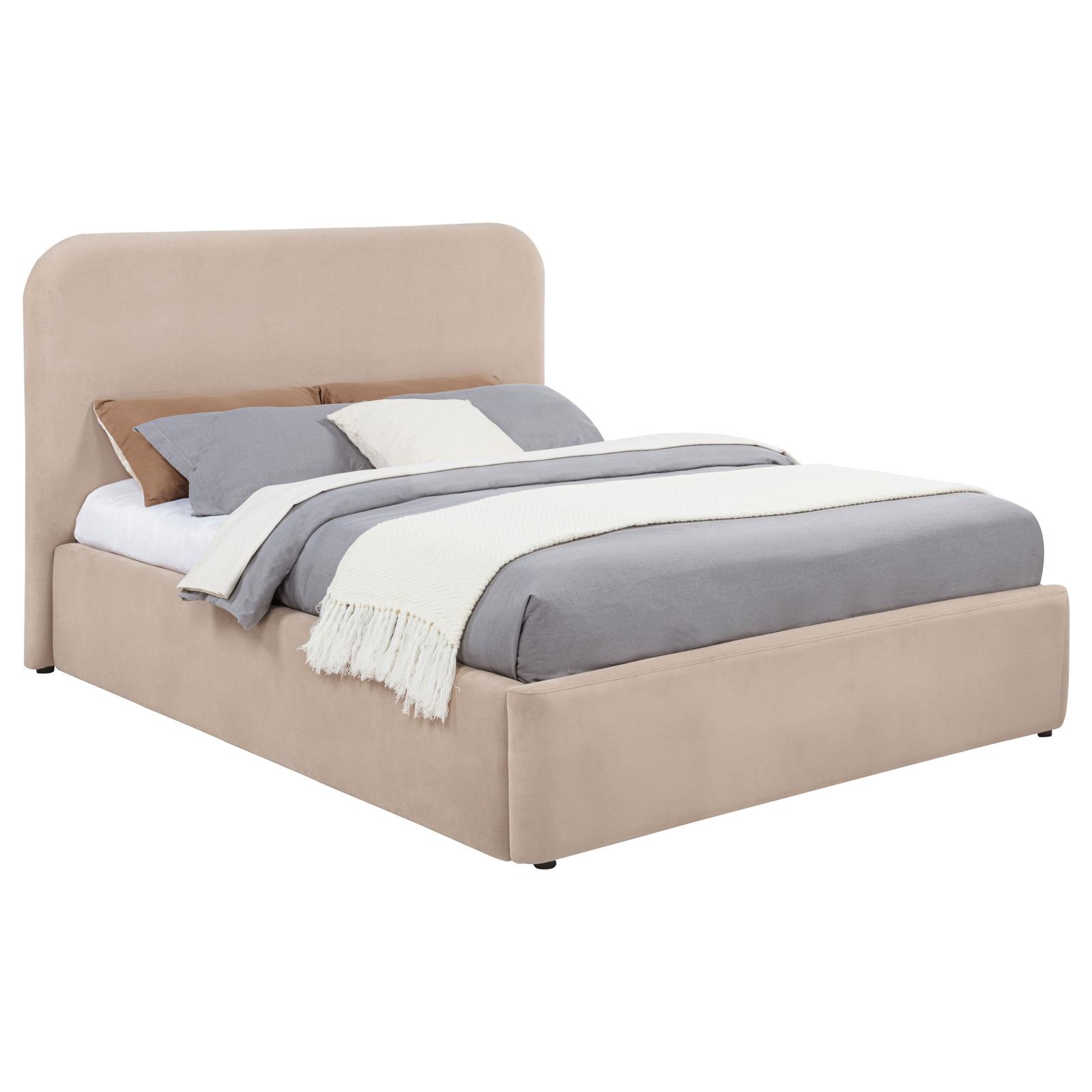 Anders Upholstered Queen Storage Lift Platform Bed - Image 4