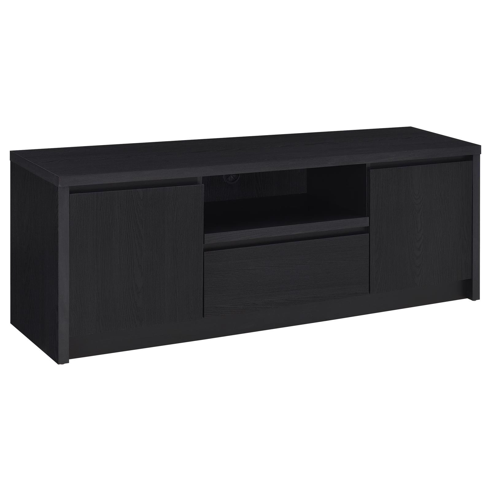 Winfield 3-piece Entertainment Center 60-inch TV Stand Black - Image 3